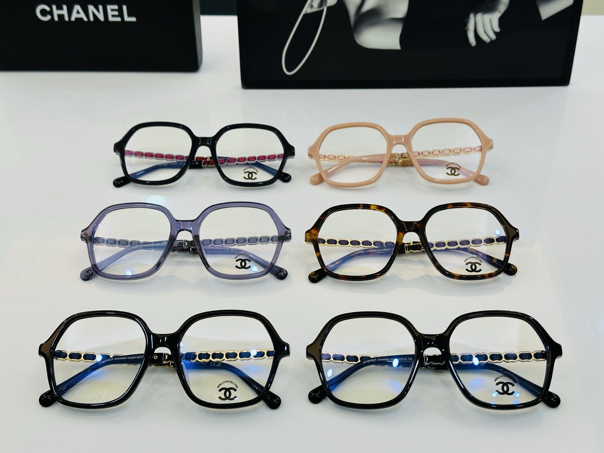 【CHANE*/香家】MODEL CH3489  Size：55口19-145 💅🏻☝👓完美品质 一💋独
