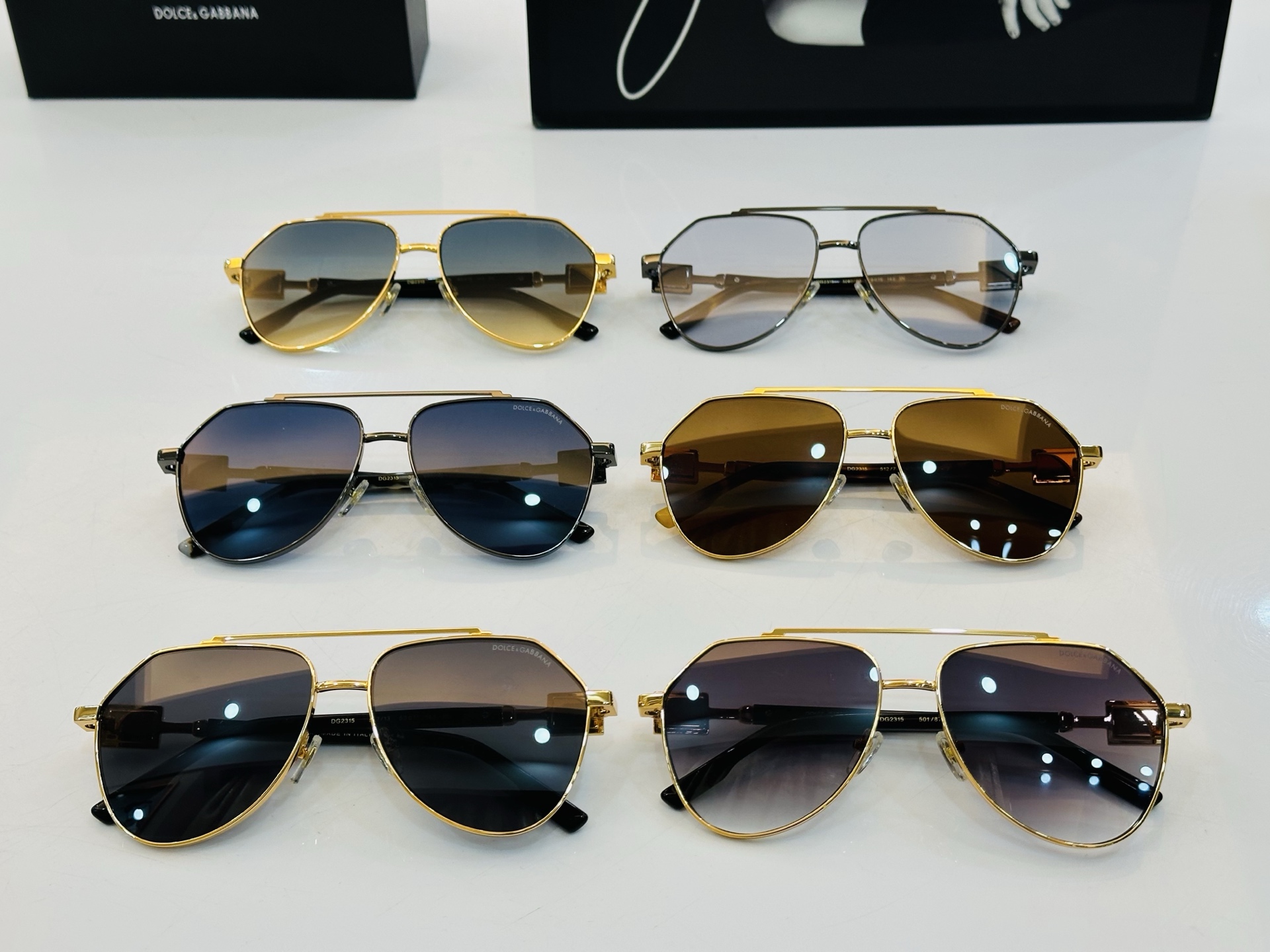 🆕 官网款 🔺DOLCE&GABBAN*🔻DG2315   Size：59口15-143    新颖独特