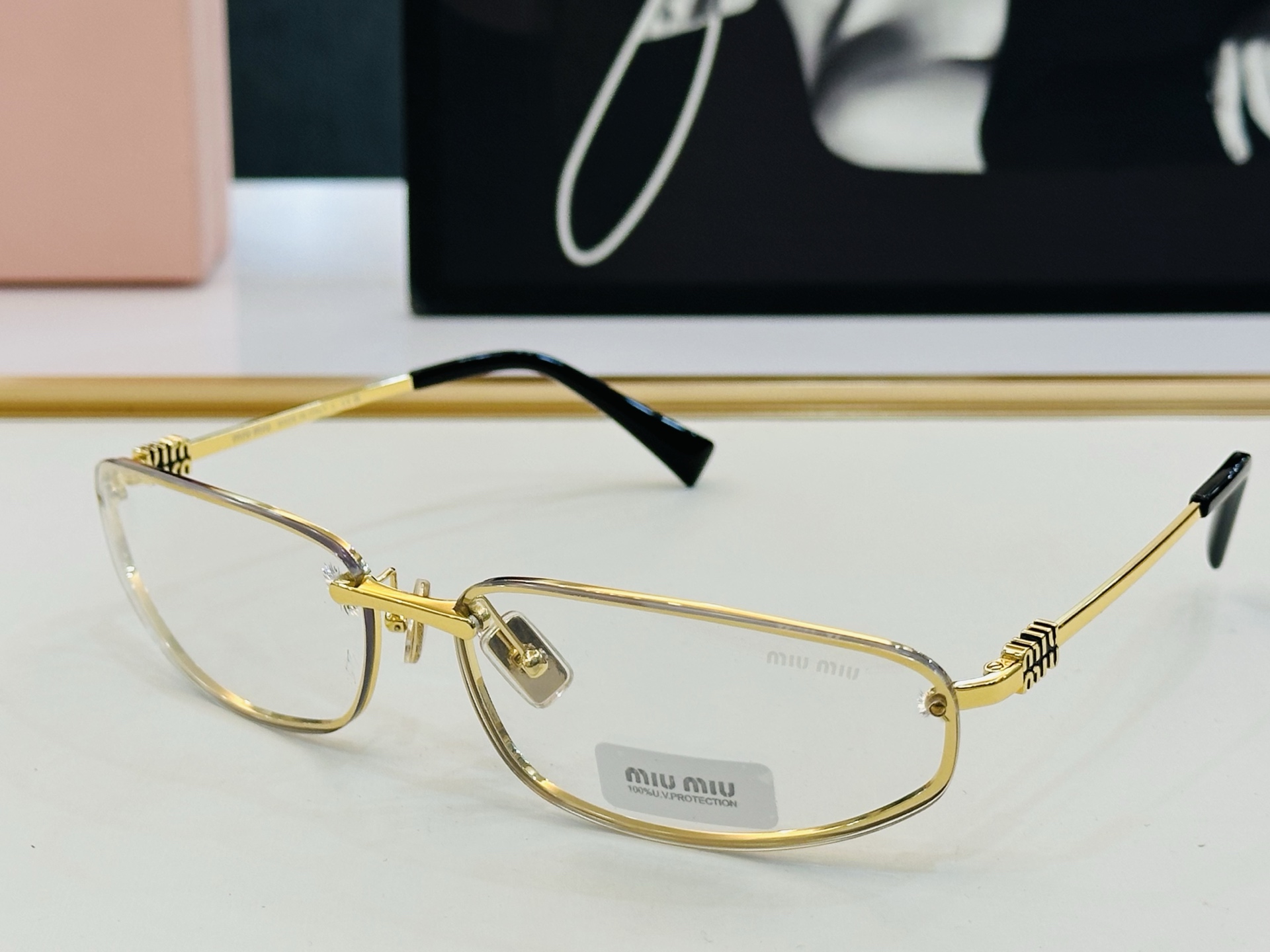 谬家 SMU A50 Size：68口15-130 女士太阳眼镜 镂空型玫瑰玫瑰 高档 E时尚墨镜潮人强