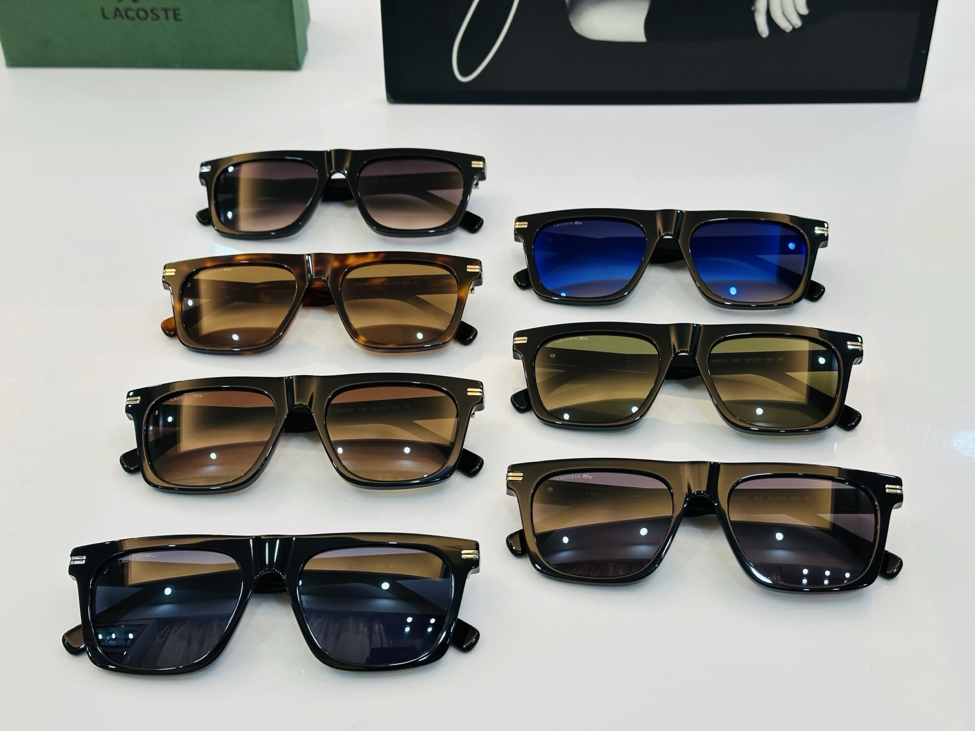 🆕 鳄鱼 LACOSTE 最新款L6045S Size：52口20-145 💫💫时尚舒适  💍C超轻 太