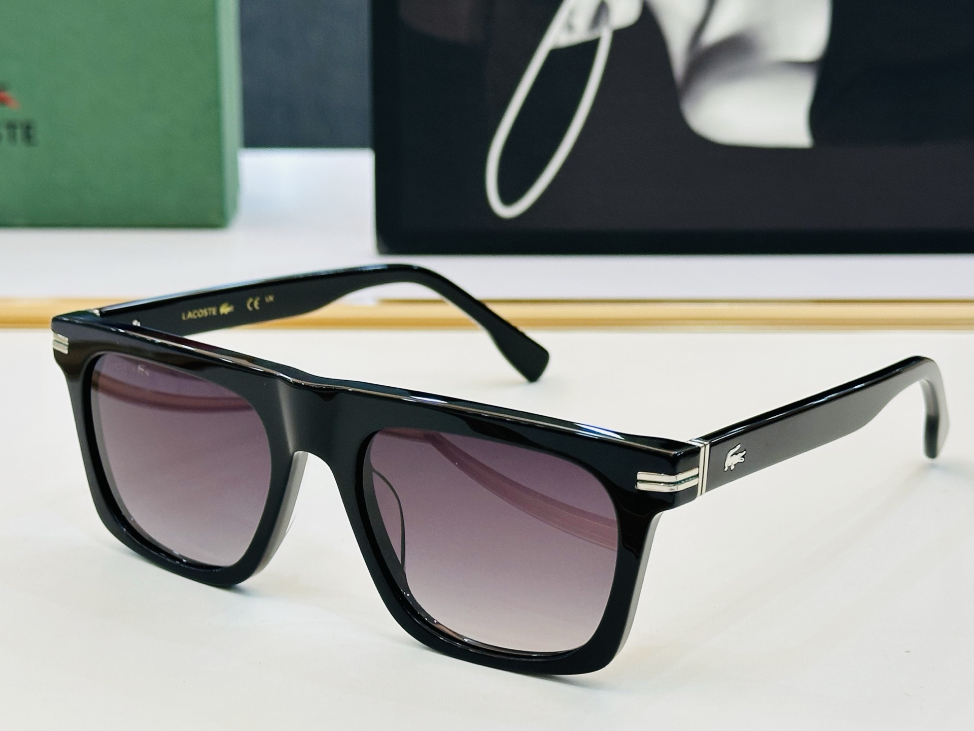 🆕 鳄鱼 LACOSTE 最新款L6045S Size：52口20-145 💫💫时尚舒适  💍C超轻 太