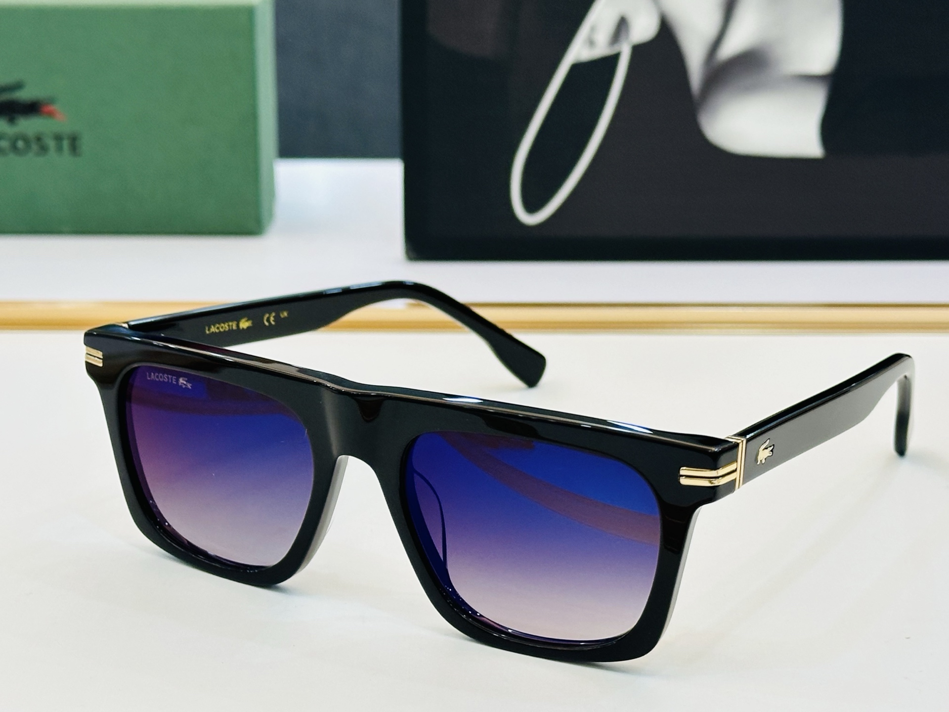 🆕 鳄鱼 LACOSTE 最新款L6045S Size：52口20-145 💫💫时尚舒适  💍C超轻 太