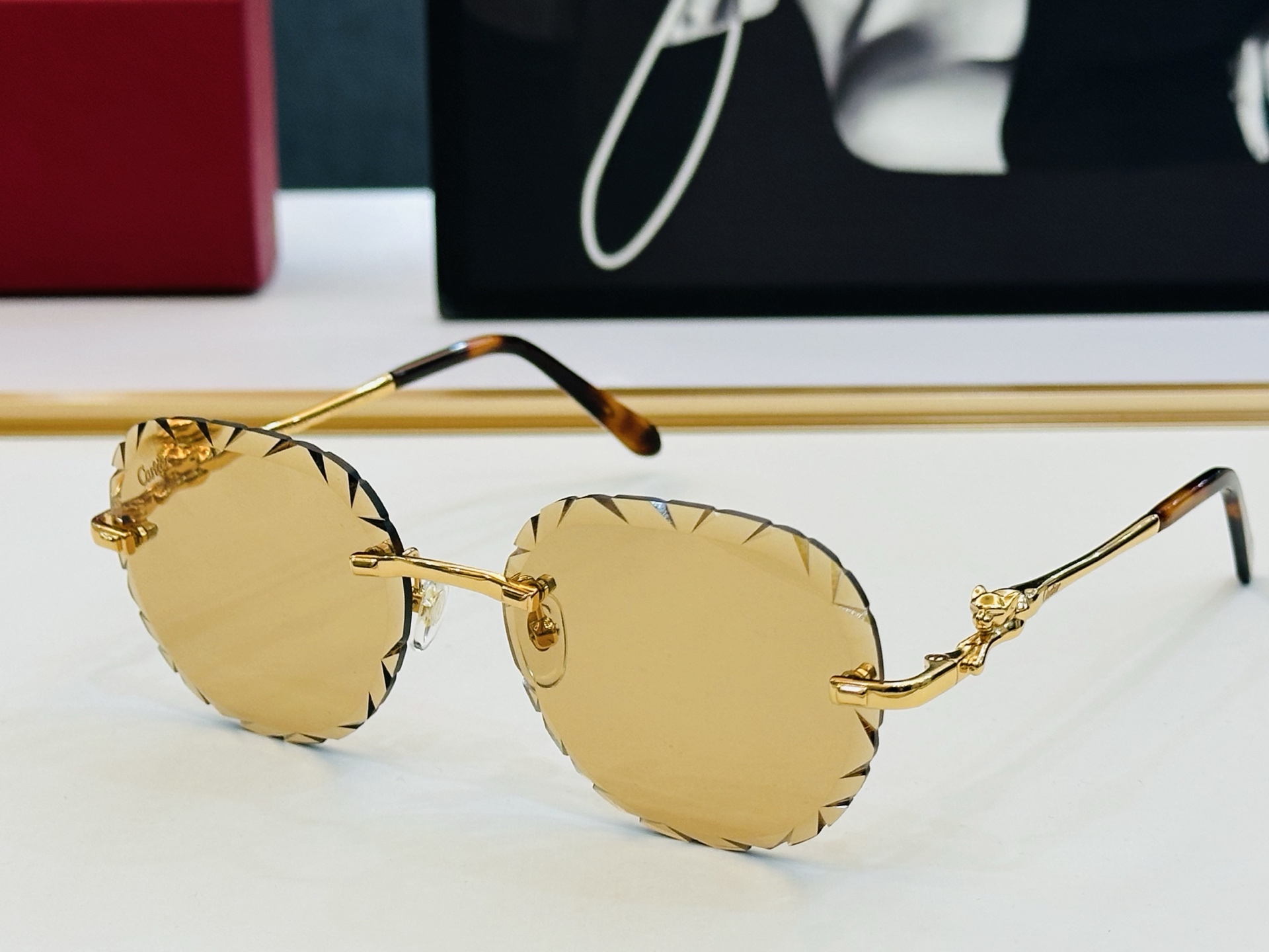 🆕 原版Cartie* 卡家 官网经典款 太阳镜 CT0281O Size：55口18-135  电镀工
