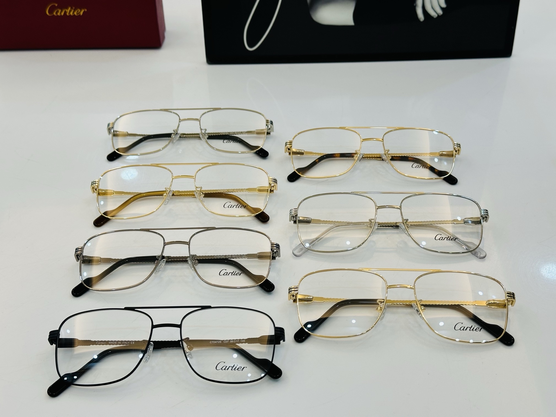 🆕 原版Cartie* 卡家 官网经典款 太阳镜 CT0472S Size：56口17-145 电镀工艺