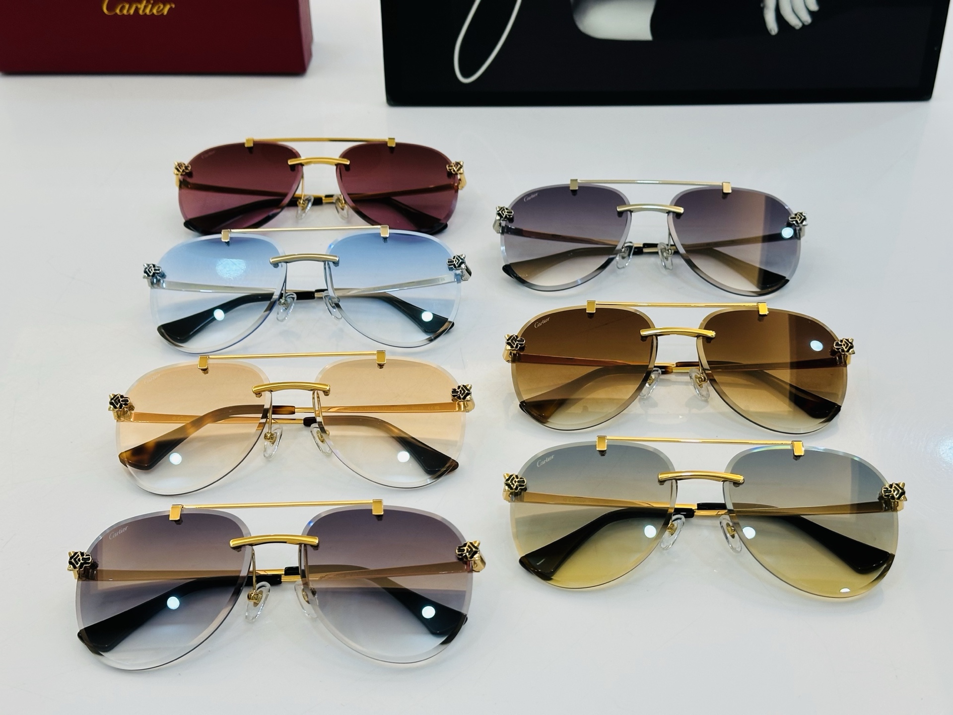 🆕 原版Cartie* 卡家 官网经典款 太阳镜 CT01586 Size：56口18-145 电镀工艺
