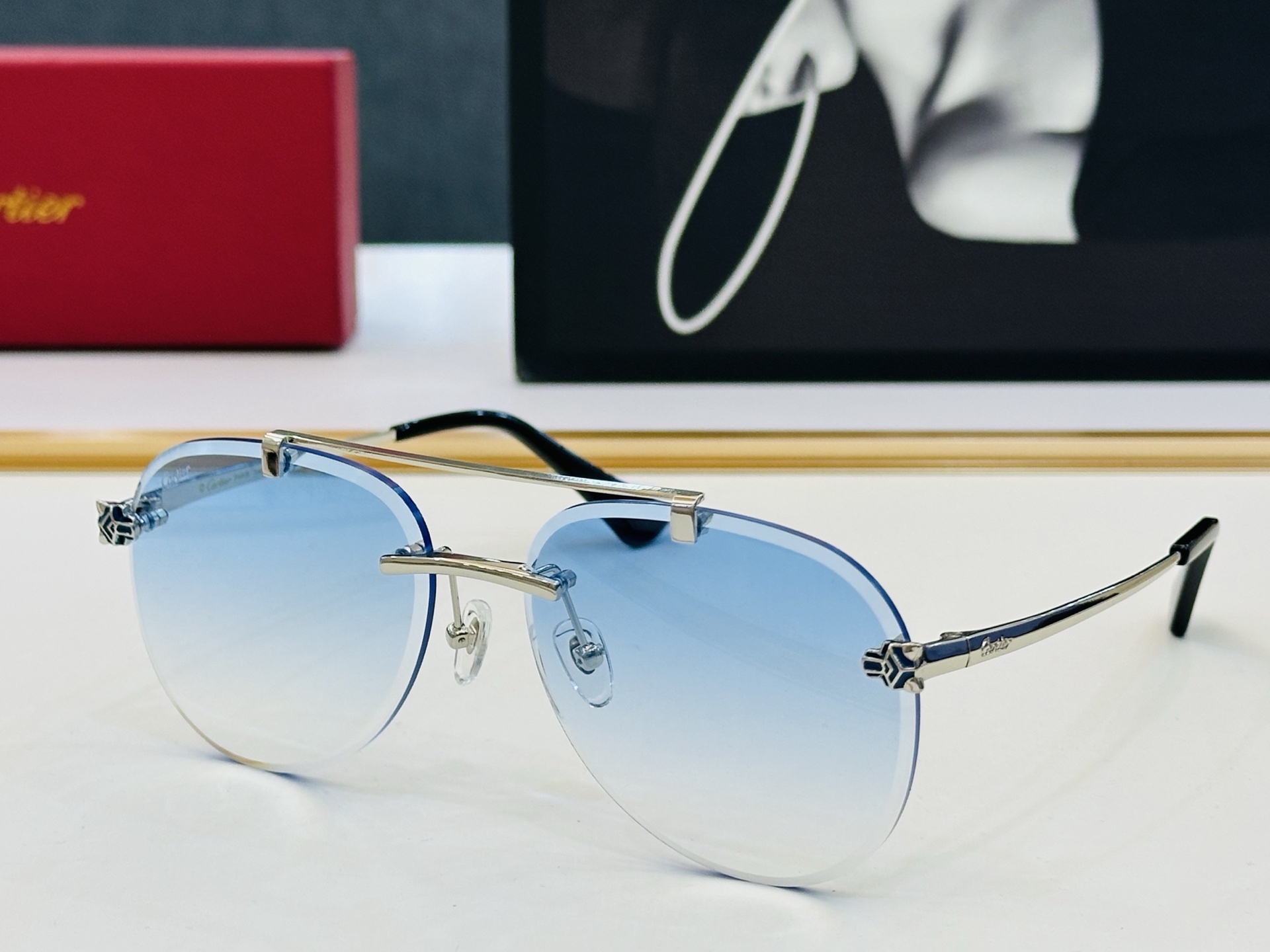 🆕 原版Cartie* 卡家 官网经典款 太阳镜 CT01586 Size：56口18-145 电镀工艺