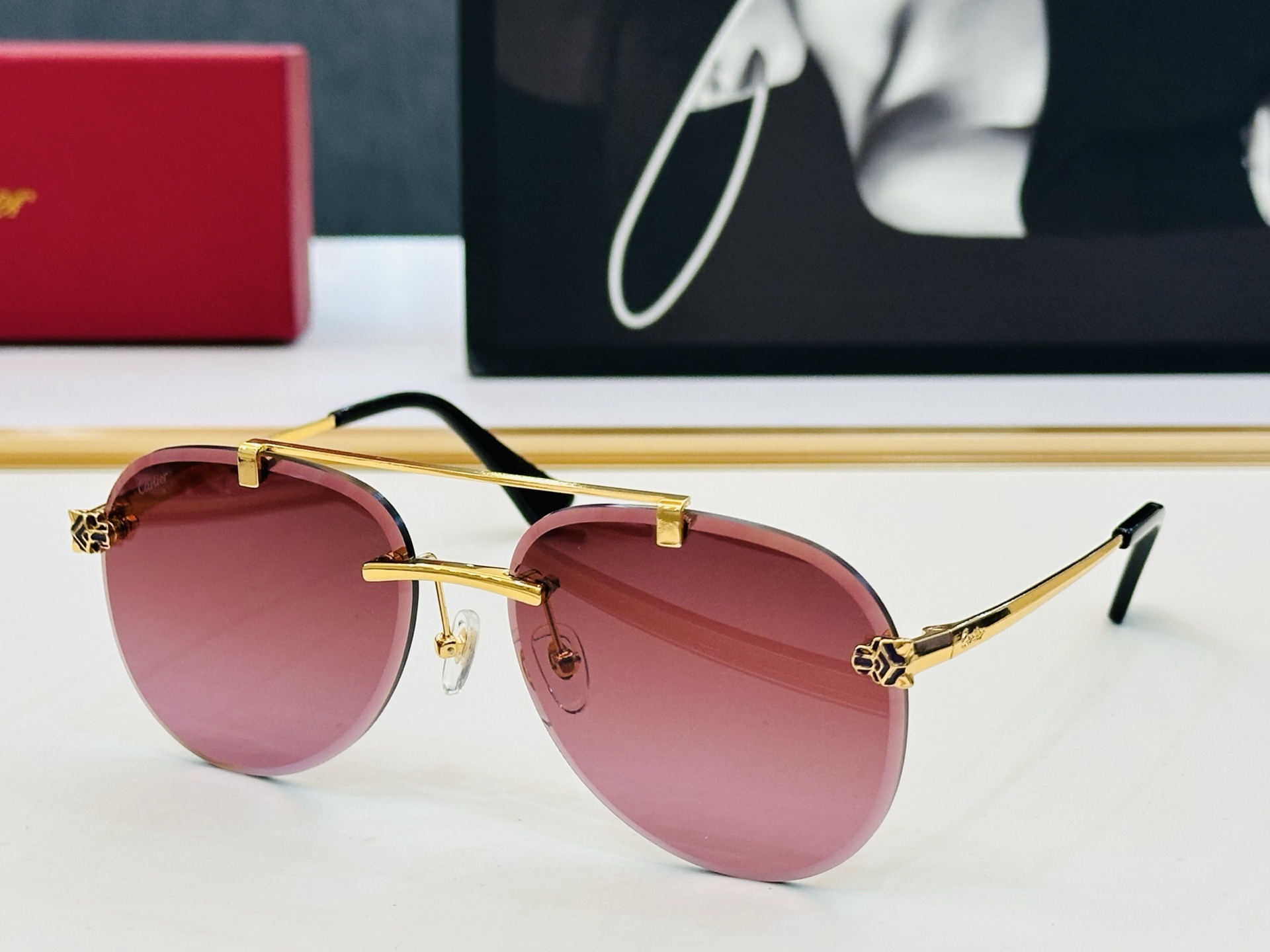 🆕 原版Cartie* 卡家 官网经典款 太阳镜 CT01586 Size：56口18-145 电镀工艺