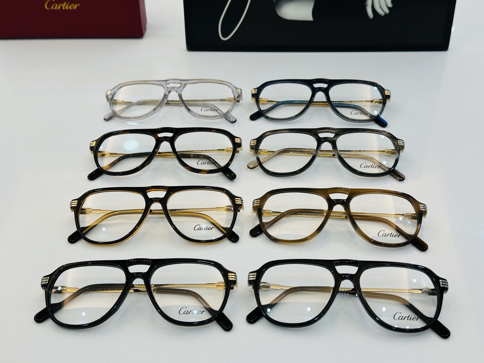 Cartier-卡家 ✨CT0471S Size：54口16-145 不挑脸型 简约大气 时尚休闲 👌👃