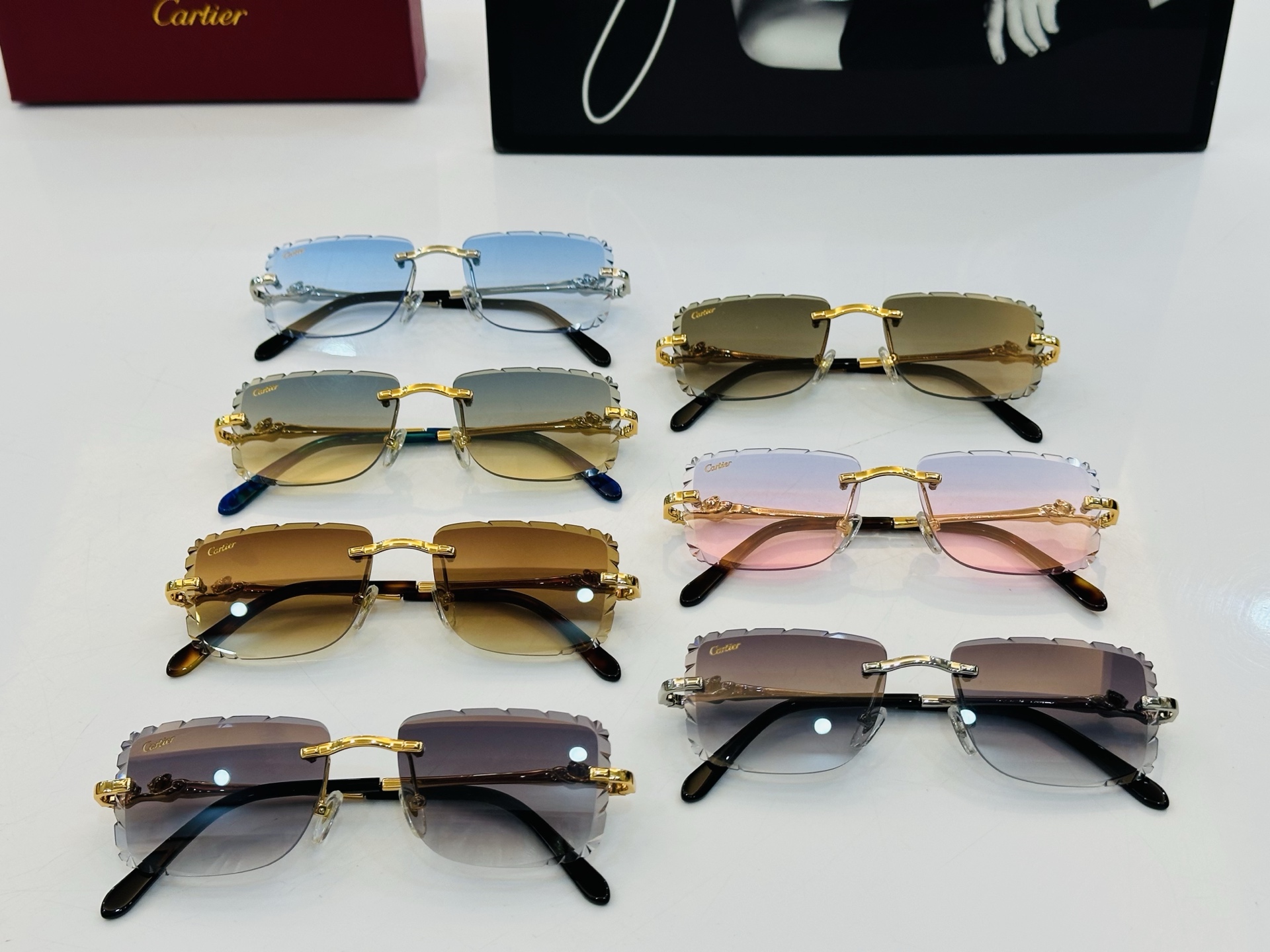 Cartie* 卡家 CT0281O 太阳镜 Size：58口17-135 工艺精湛气质十足！X男女同款
