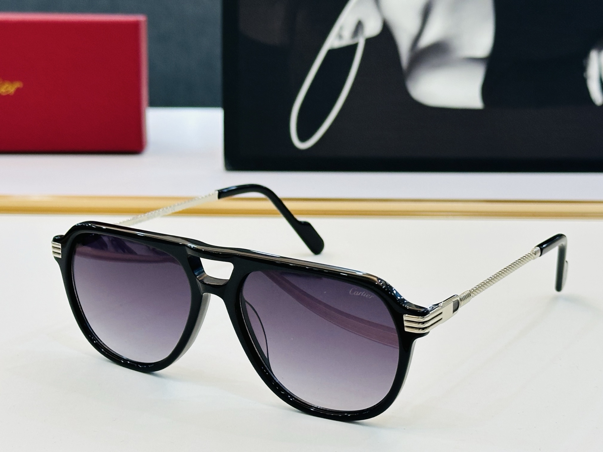 Cartier-卡家 ✨CT0471S Size：54口16-145 不挑脸型 简约大气 时尚休闲 👌👃