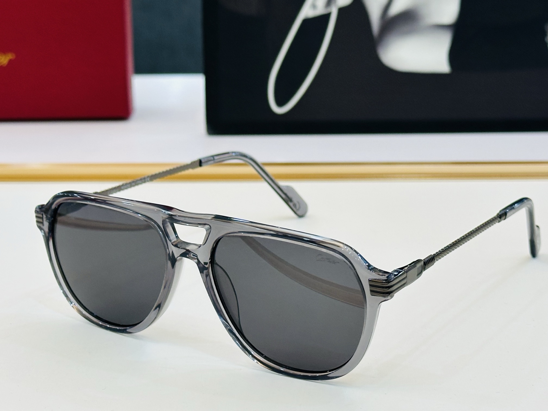 Cartier-卡家 ✨CT0471S Size：54口16-145 不挑脸型 简约大气 时尚休闲 👌👃
