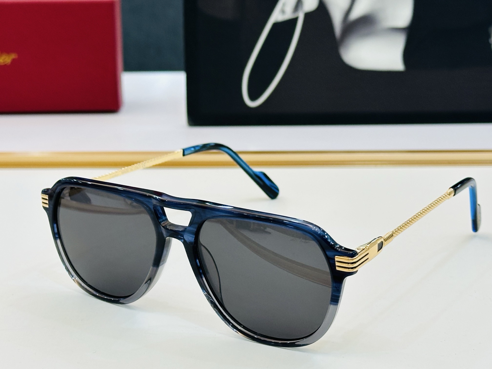 Cartier-卡家 ✨CT0471S Size：54口16-145 不挑脸型 简约大气 时尚休闲 👌👃