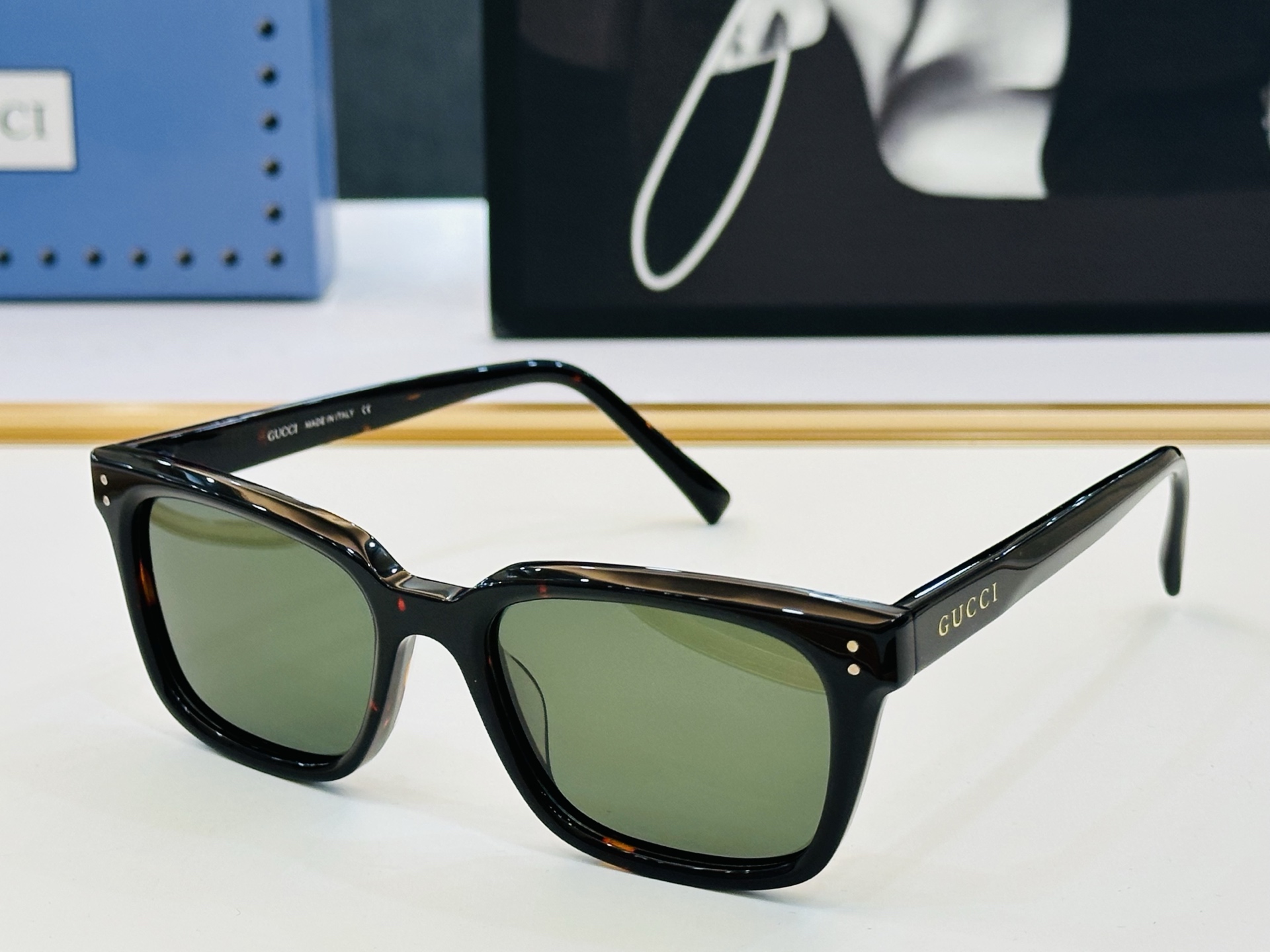 🆕 👏👏GUCC*👍古家GG6005  Size：54口19-148  搭配镜框🔝J❤太阳镜 