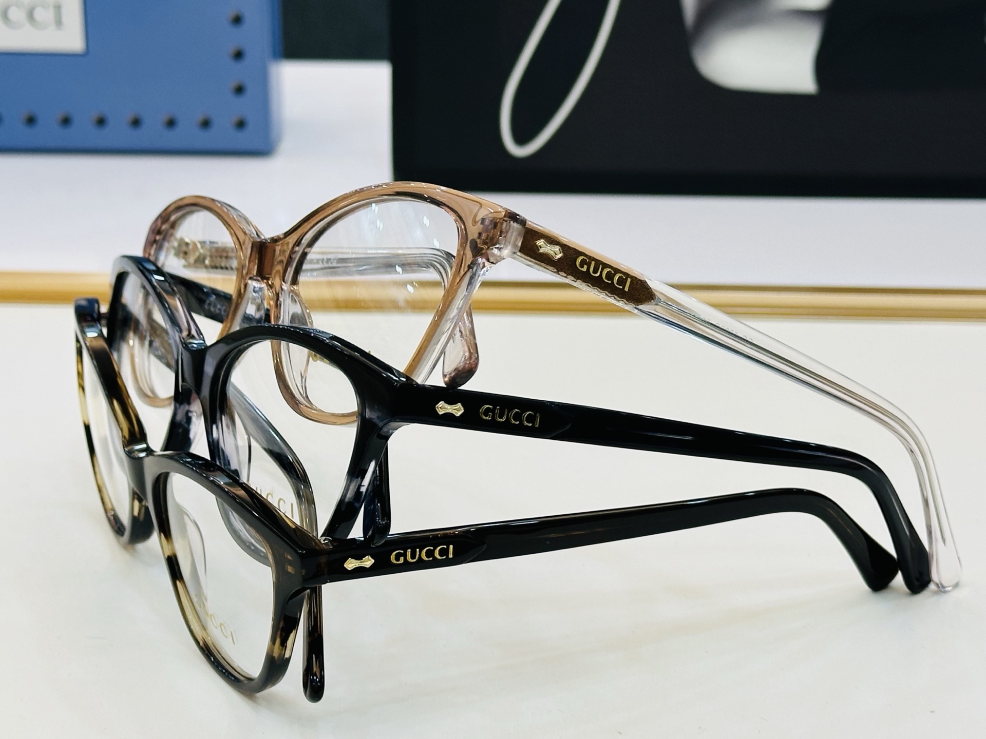 🆕 👏👏GUCC*👍古家GG1286O Size：52口18-145 搭配镜框🔝H❤配光架 