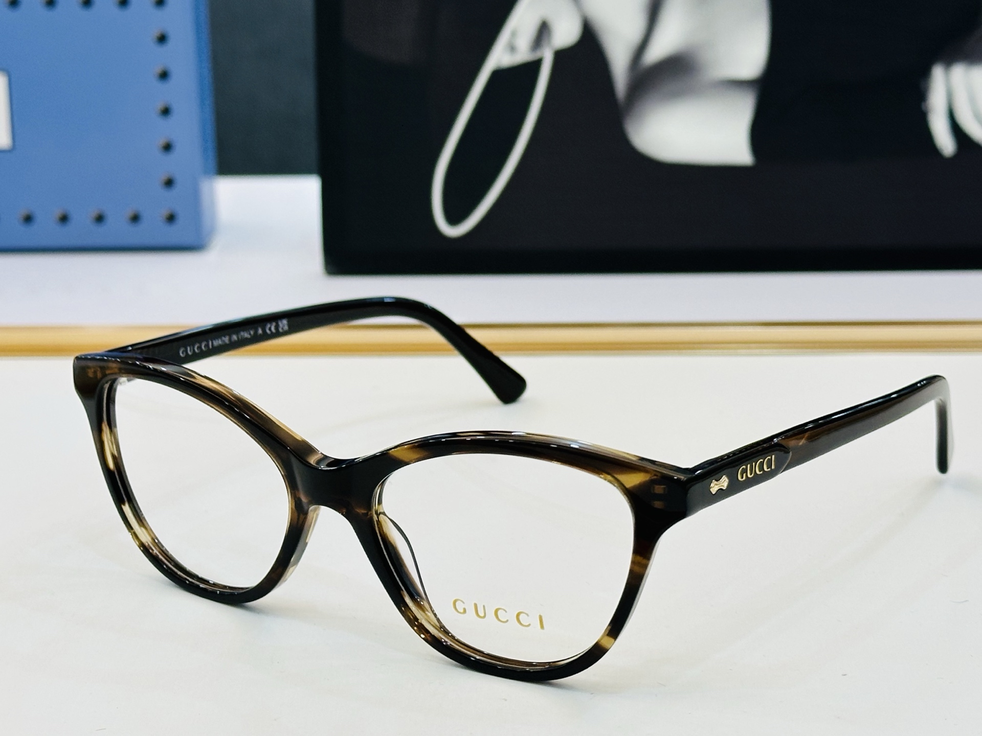 🆕 👏👏GUCC*👍古家GG1286O Size：52口18-145 搭配镜框🔝H❤配光架 