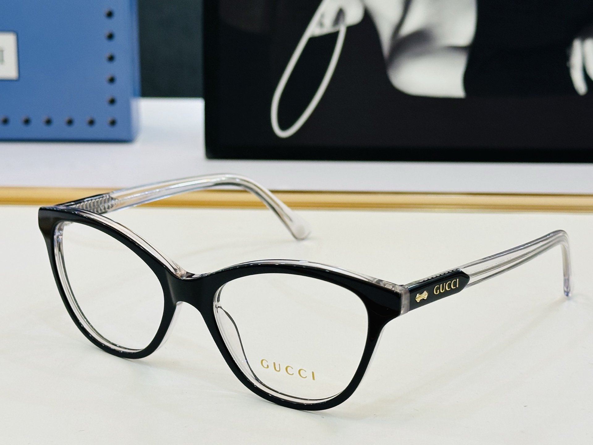 🆕 👏👏GUCC*👍古家GG1286O Size：52口18-145 搭配镜框🔝H❤配光架 