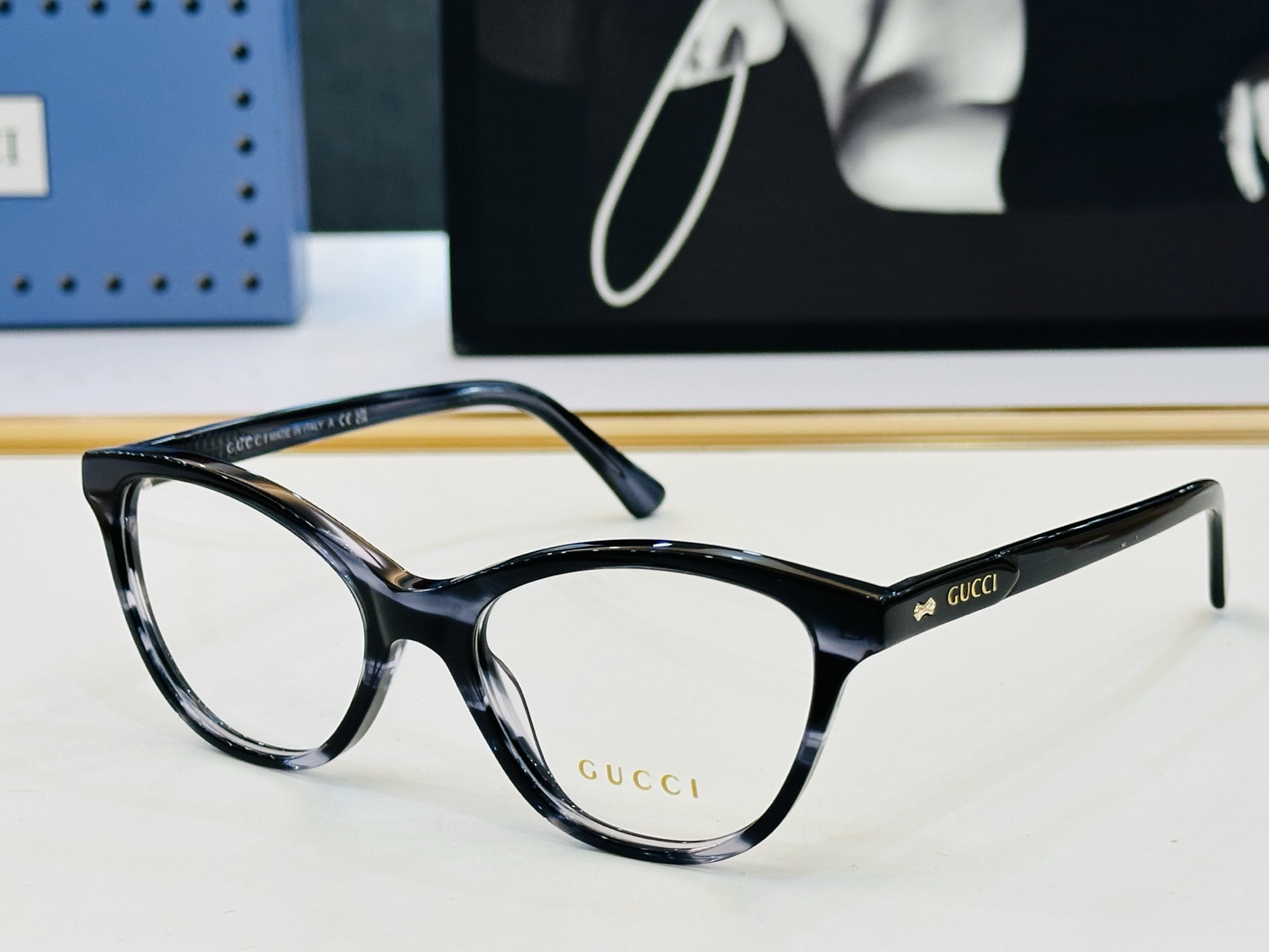 🆕 👏👏GUCC*👍古家GG1286O Size：52口18-145 搭配镜框🔝H❤配光架 