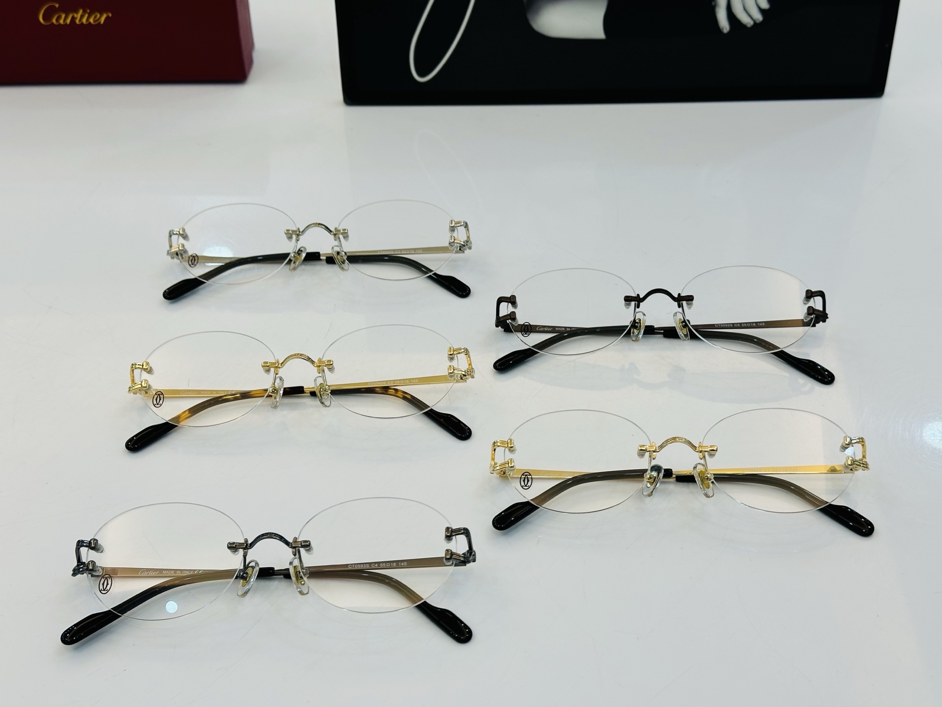 Cartie* 卡家 太阳镜 CT0593S Size：55口18-145 电镀工艺精湛气质十足！Z男女