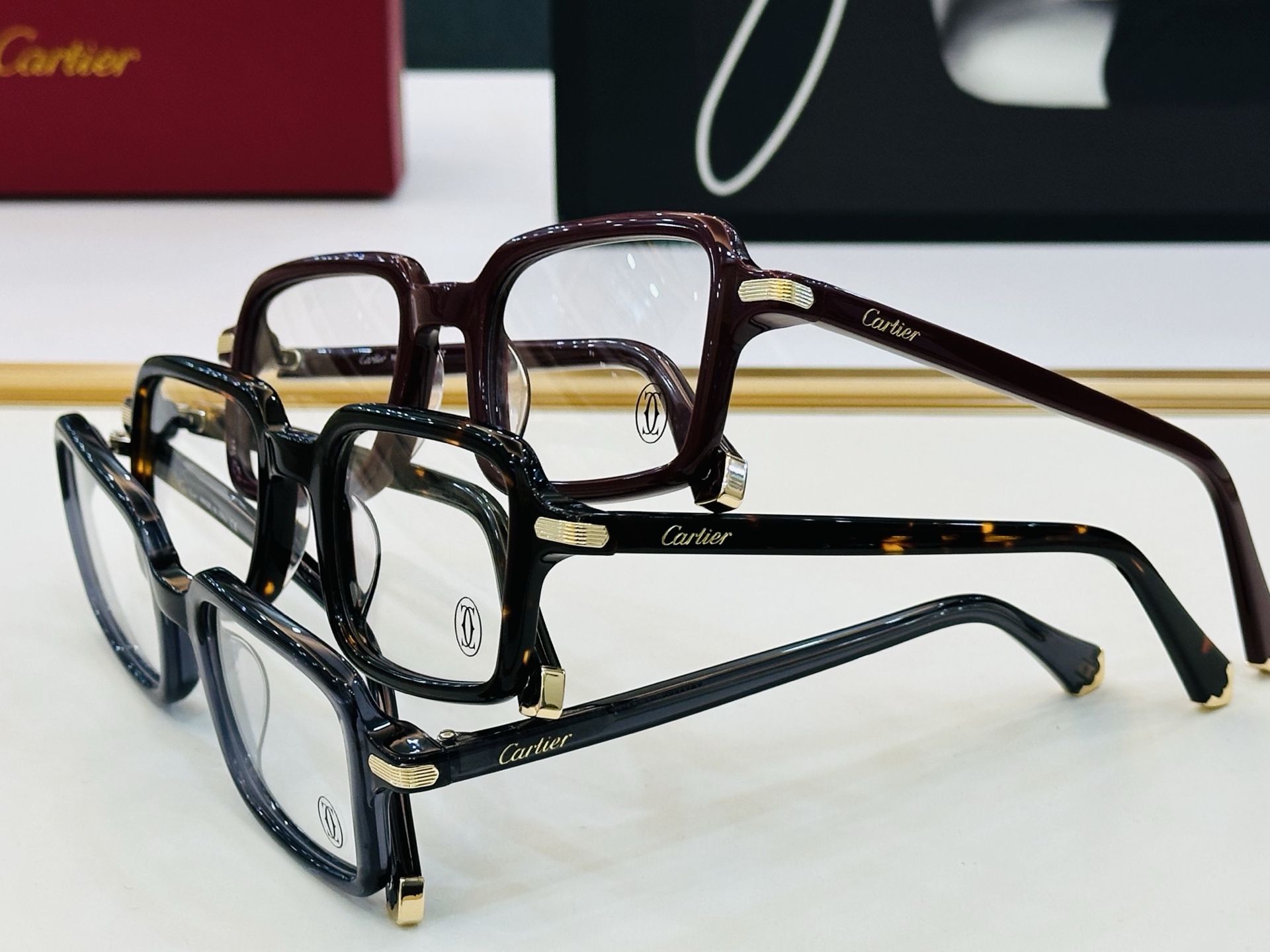 Cartier-卡家 ✨CT0539S Size：51口22-145 不挑脸型 简约大气 时尚休闲 👌👃