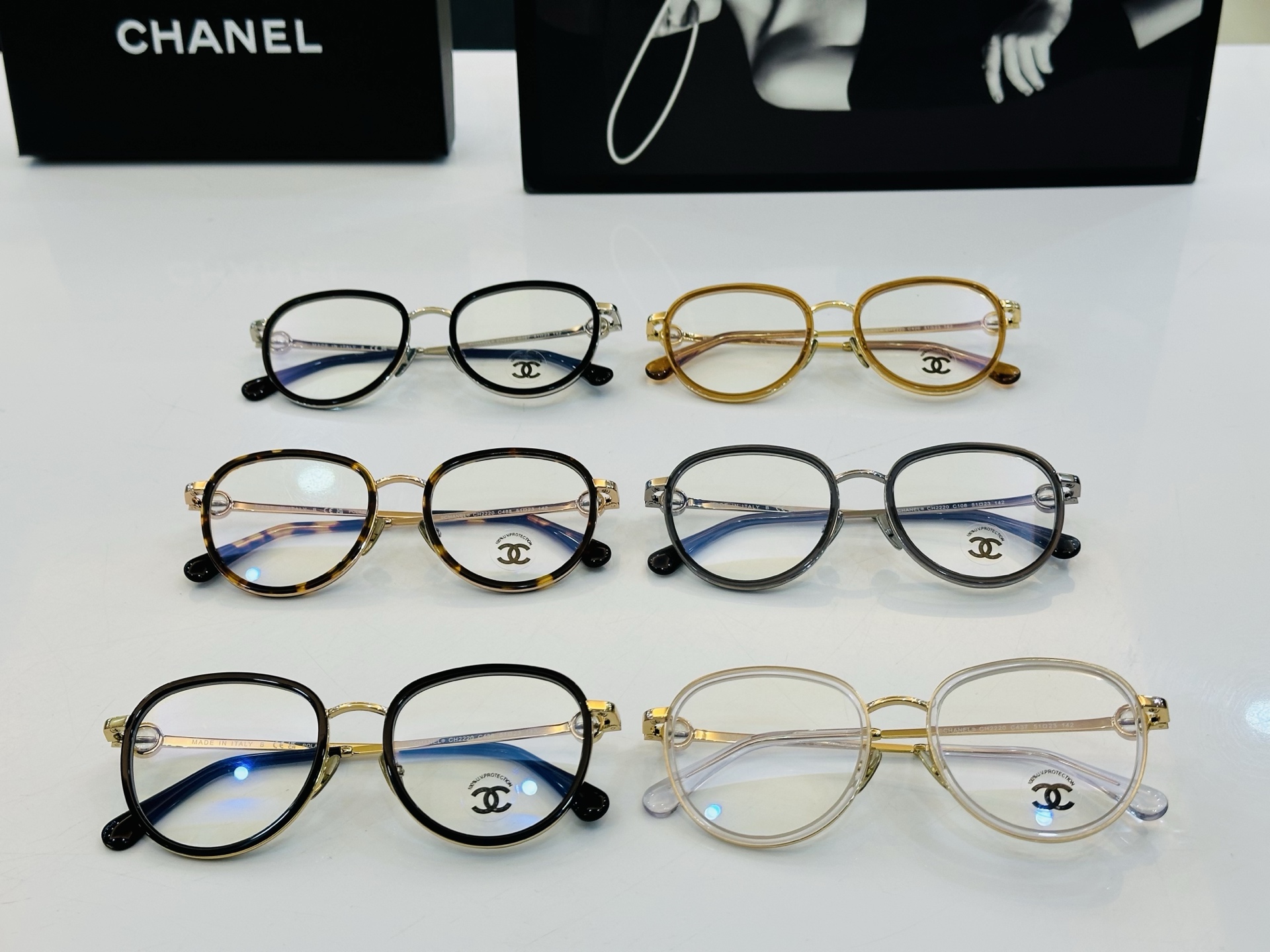 🆕 【CHANE*/香家】MODELCH2220     Size：51口23-142 💅🏻💓一 配光镜