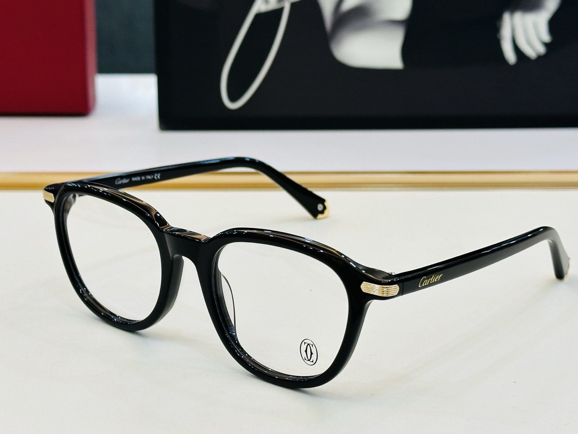 Cartier-卡家 ✨CT0541S Size：53口21-145 不挑脸型 简约大气 时尚休闲 👌👃