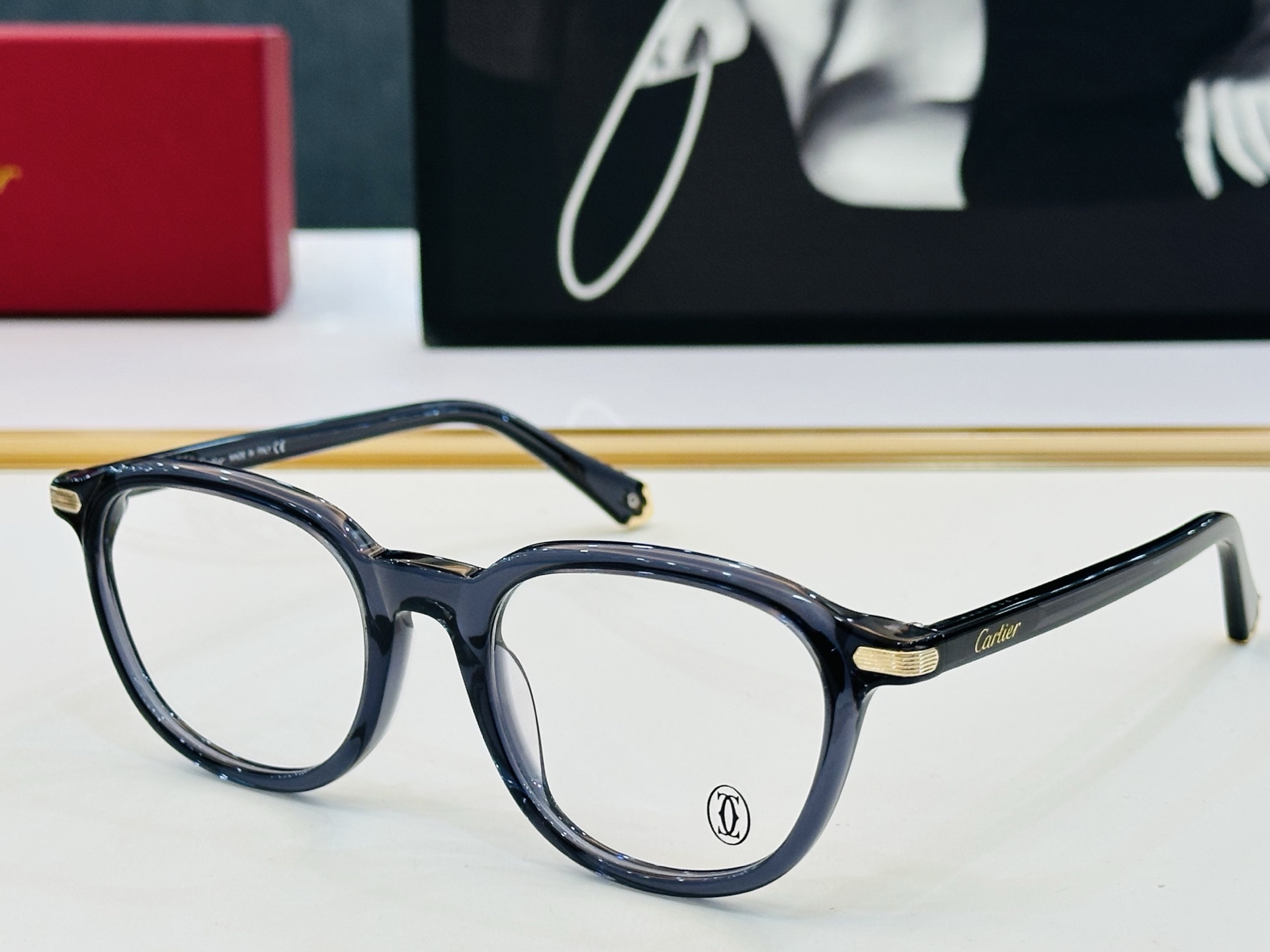 Cartier-卡家 ✨CT0541S Size：53口21-145 不挑脸型 简约大气 时尚休闲 👌👃