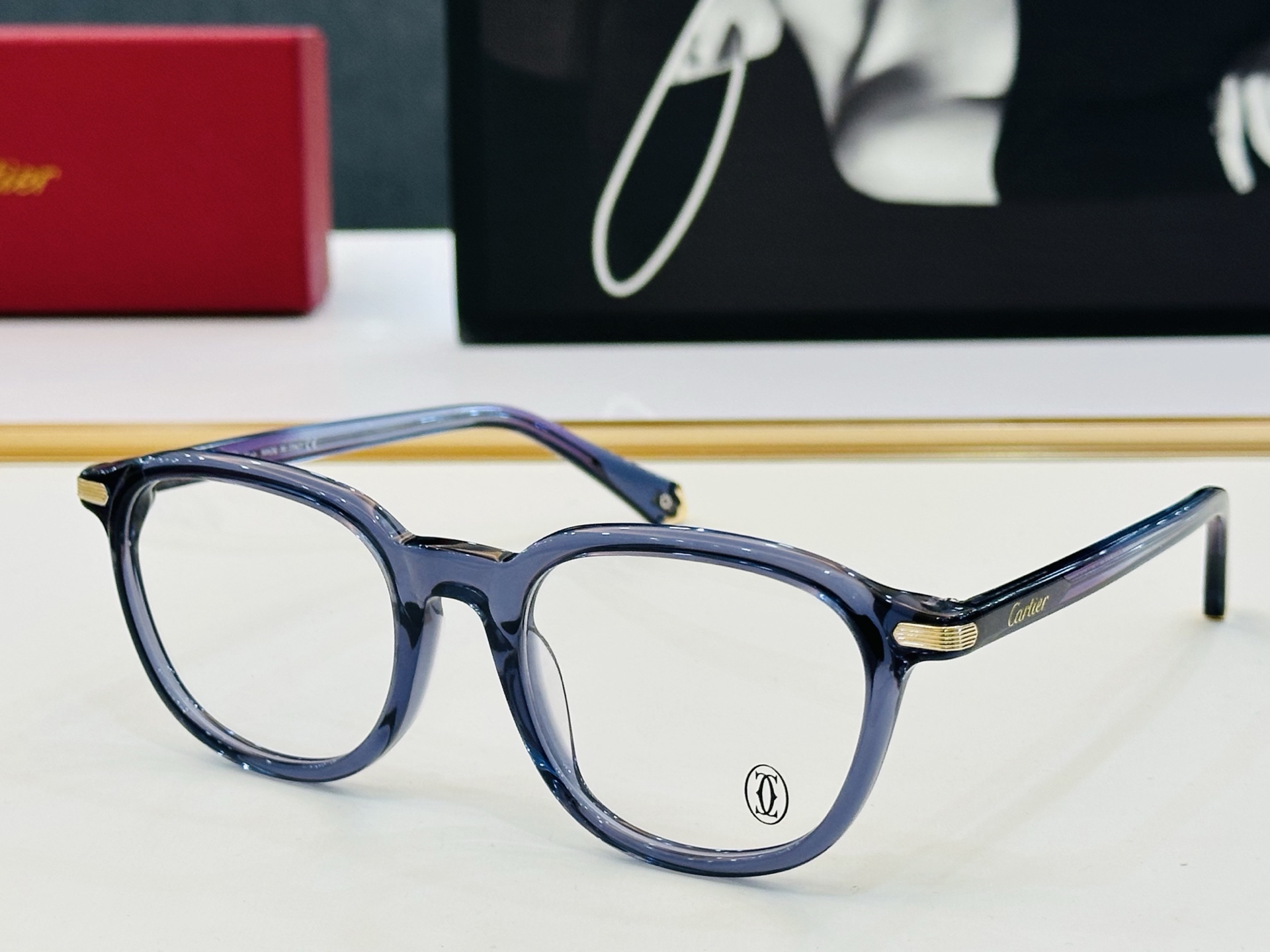 Cartier-卡家 ✨CT0541S Size：53口21-145 不挑脸型 简约大气 时尚休闲 👌👃