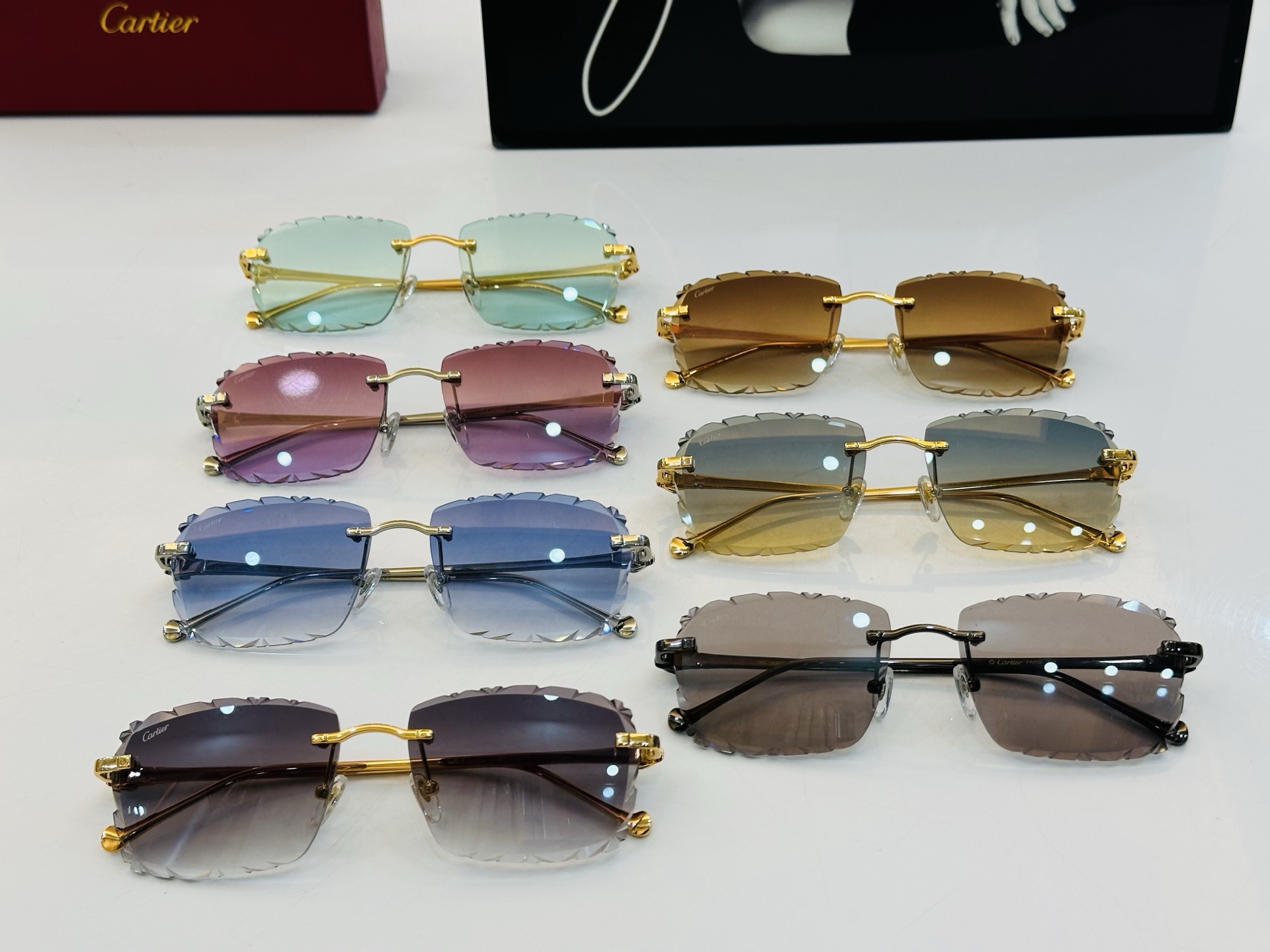 🆕 原版Cartie* 卡家 太阳镜 CT01594 Size：57口17-142 电镀工艺精湛大牌品 
