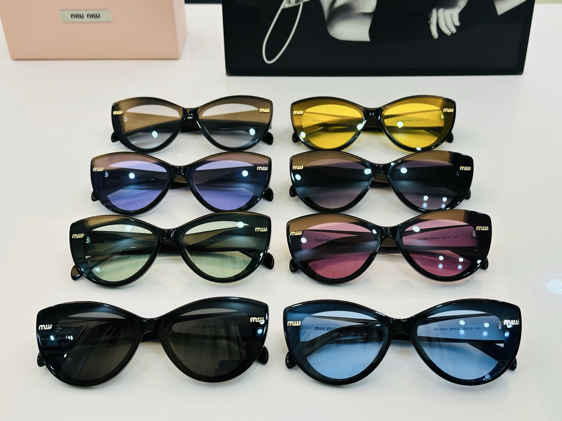 MU08KS Size: 62 s 16-145 female sunglasses [Rose] [Rose] high-end L fashion sunglasses [strength] sunglasses P508 - 图片 9