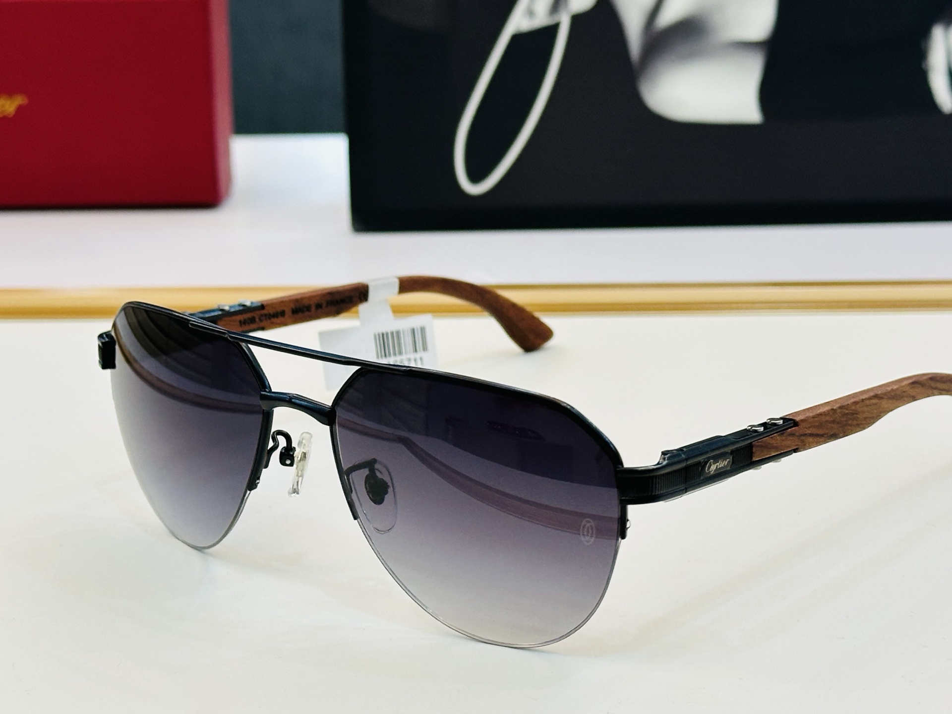 NO:366462,Kajia CT0461S Original single Size58 17-140 Selected wooden temples Inner blue film Independent code Glasses Sunglasses, glasses19860909卡家 CT0461S 原单Size58口17-140 精挑细选木质镜腿 内镀蓝膜 独立编码 眼镜墨镜太阳镜,眼镜,glasses