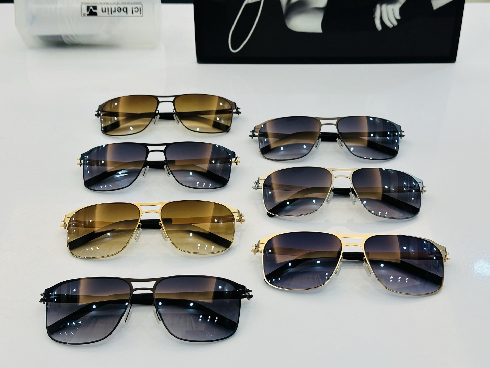 🆕IC系列 ❤️ 【ic! berli*】mike   德国柏林超轻眼镜 无螺丝 🧨size 58口16