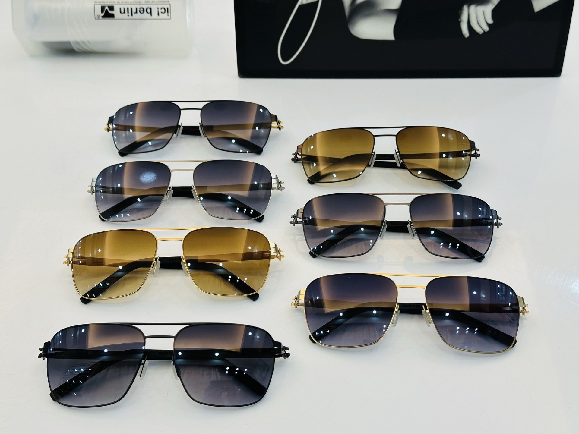 🆕IC系列 ❤️ 【ic! berli*】Worth   德国柏林超轻眼镜 无螺丝 🧨size 58口1