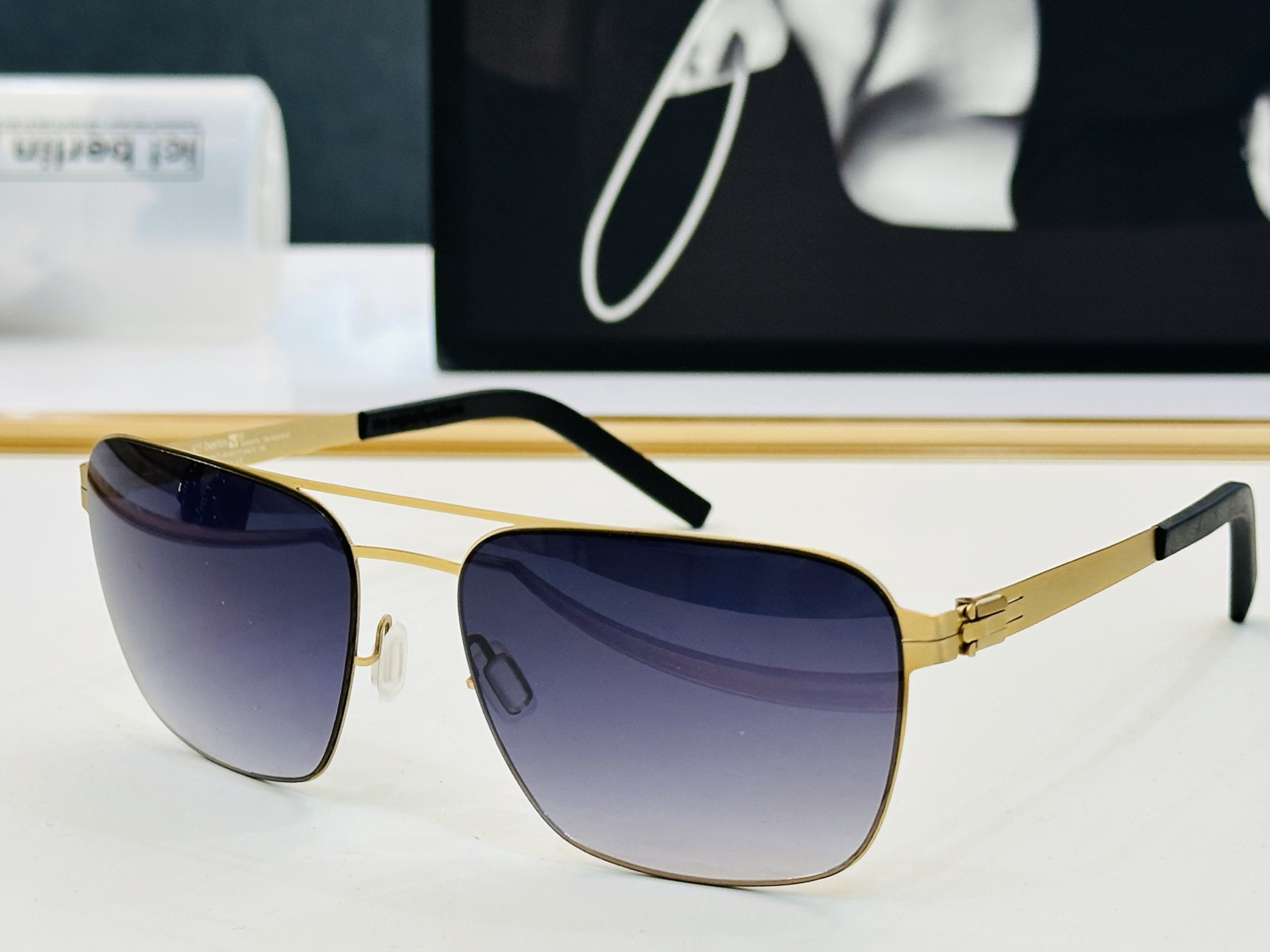 🆕IC系列 ❤️ 【ic! berli*】Worth   德国柏林超轻眼镜 无螺丝 🧨size 58口1