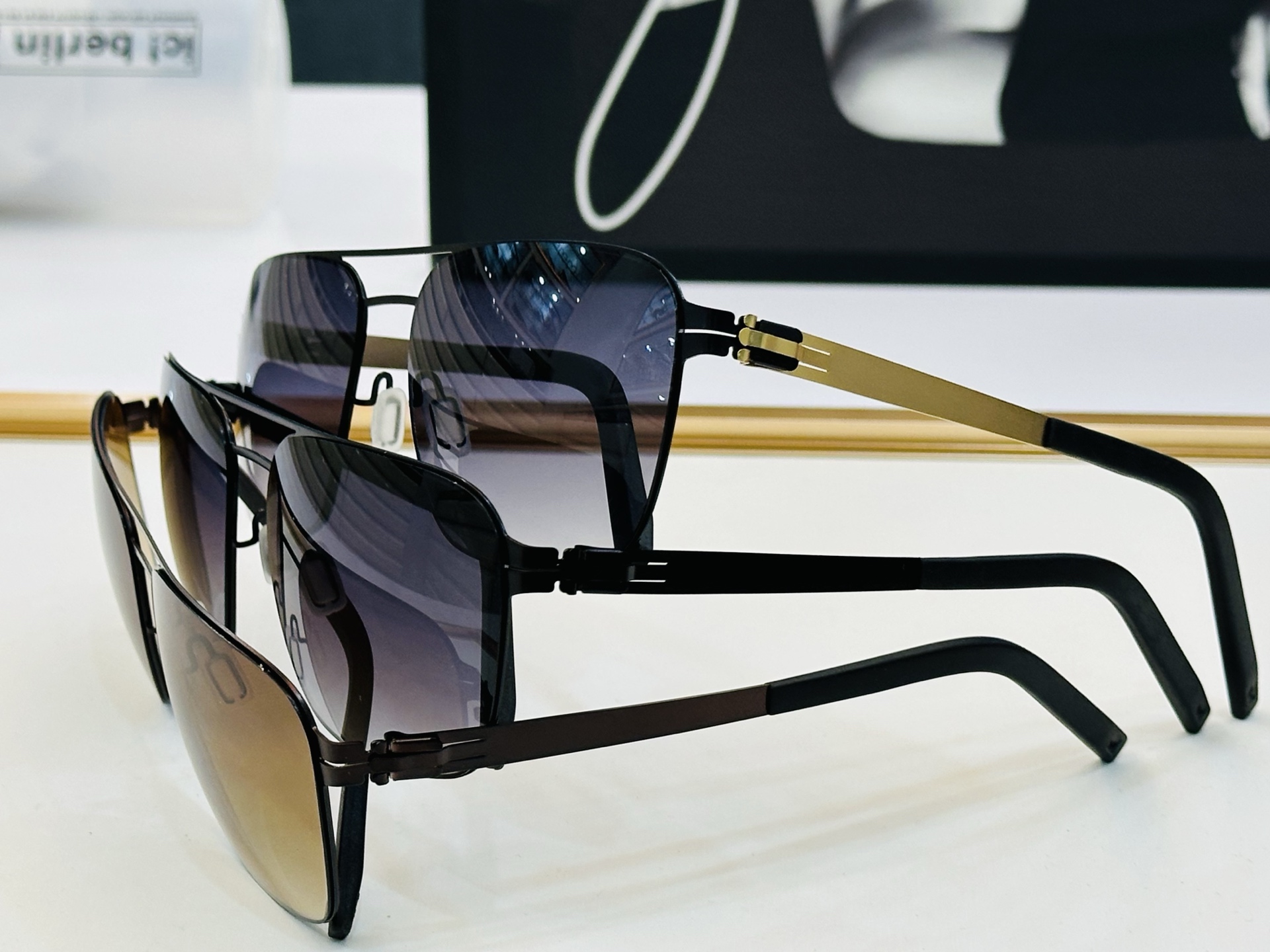 🆕IC系列 ❤️ 【ic! berli*】Worth   德国柏林超轻眼镜 无螺丝 🧨size 58口1