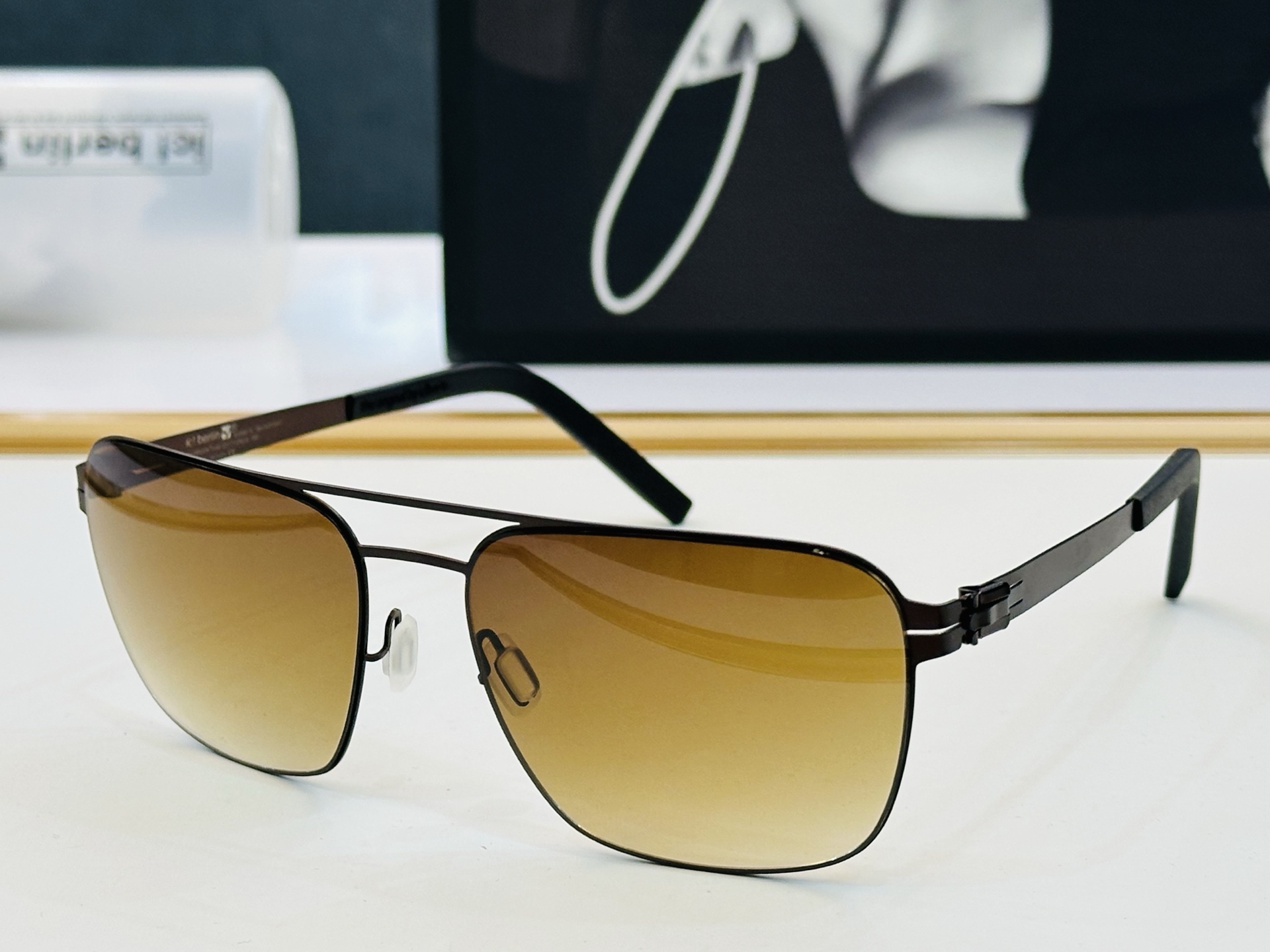 🆕IC系列 ❤️ 【ic! berli*】Worth   德国柏林超轻眼镜 无螺丝 🧨size 58口1