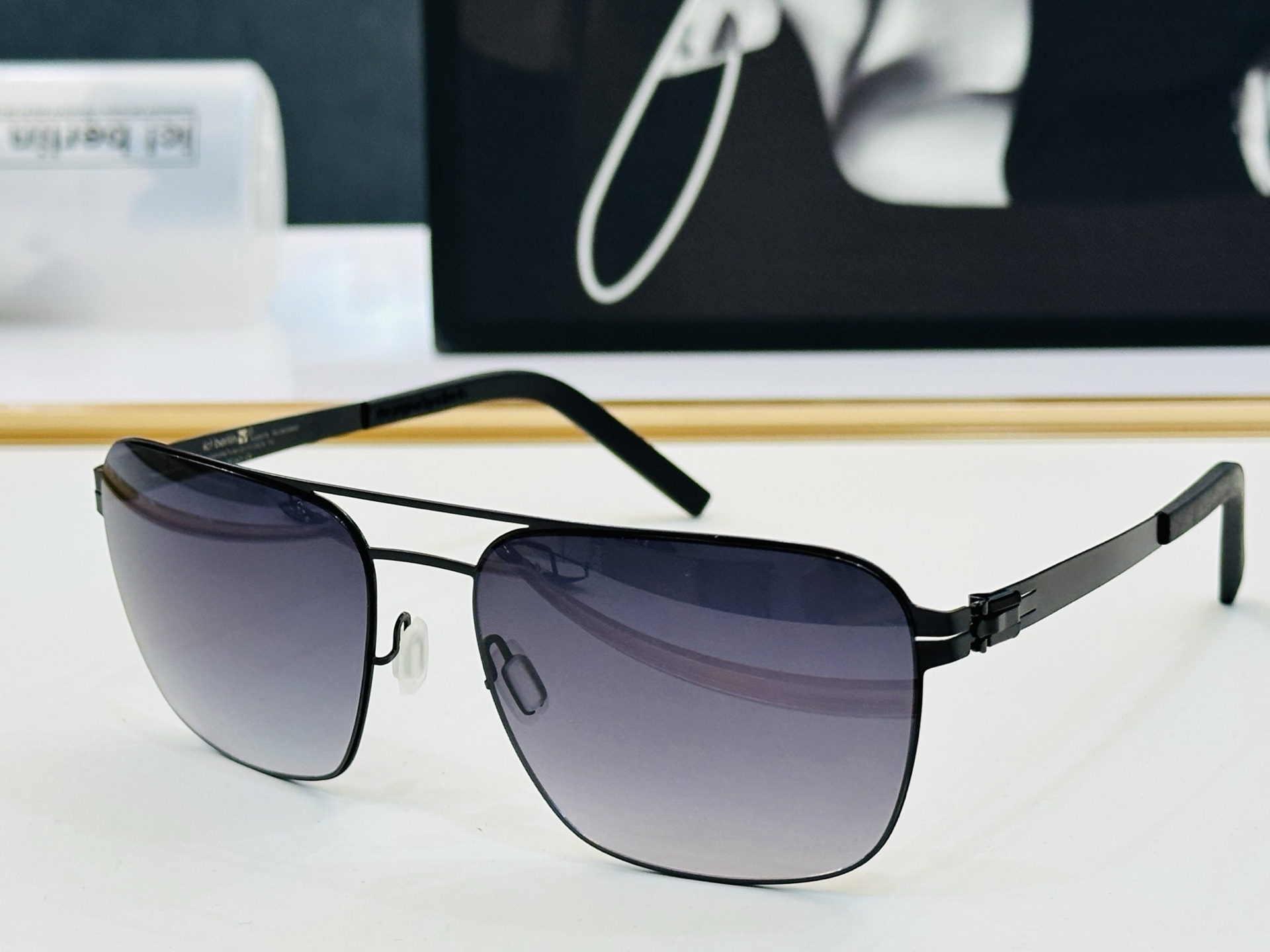 🆕IC系列 ❤️ 【ic! berli*】Worth   德国柏林超轻眼镜 无螺丝 🧨size 58口1