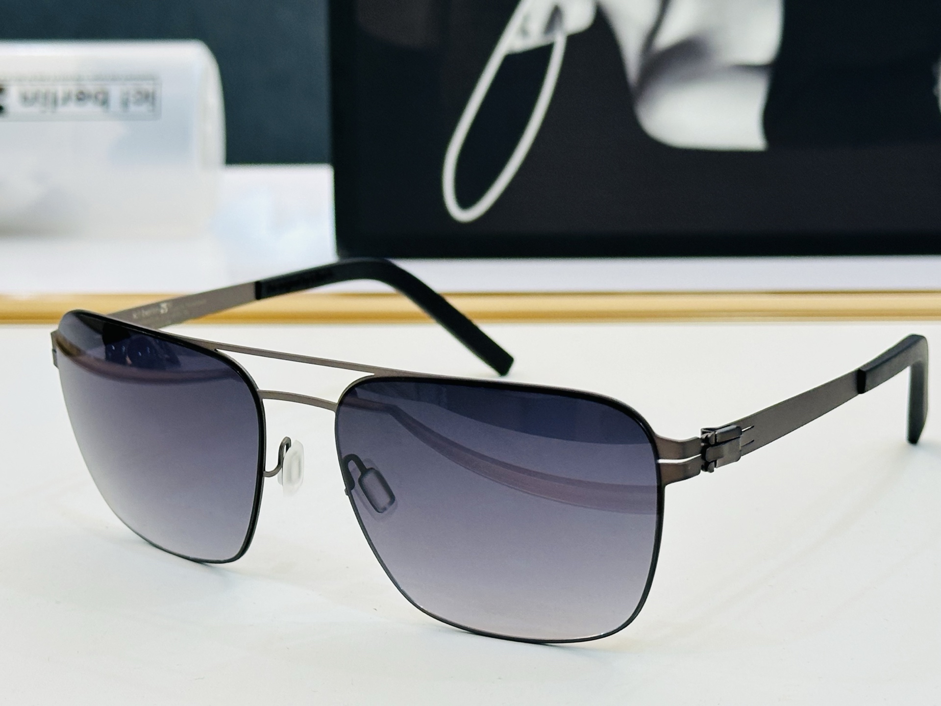 🆕IC系列 ❤️ 【ic! berli*】Worth   德国柏林超轻眼镜 无螺丝 🧨size 58口1