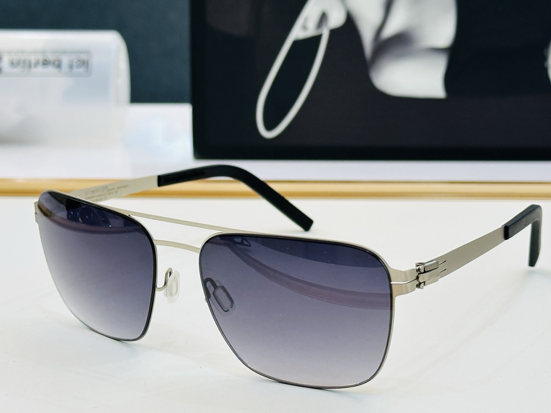 🆕IC系列 ❤️ 【ic! berli*】Worth   德国柏林超轻眼镜 无螺丝 🧨size 58口1