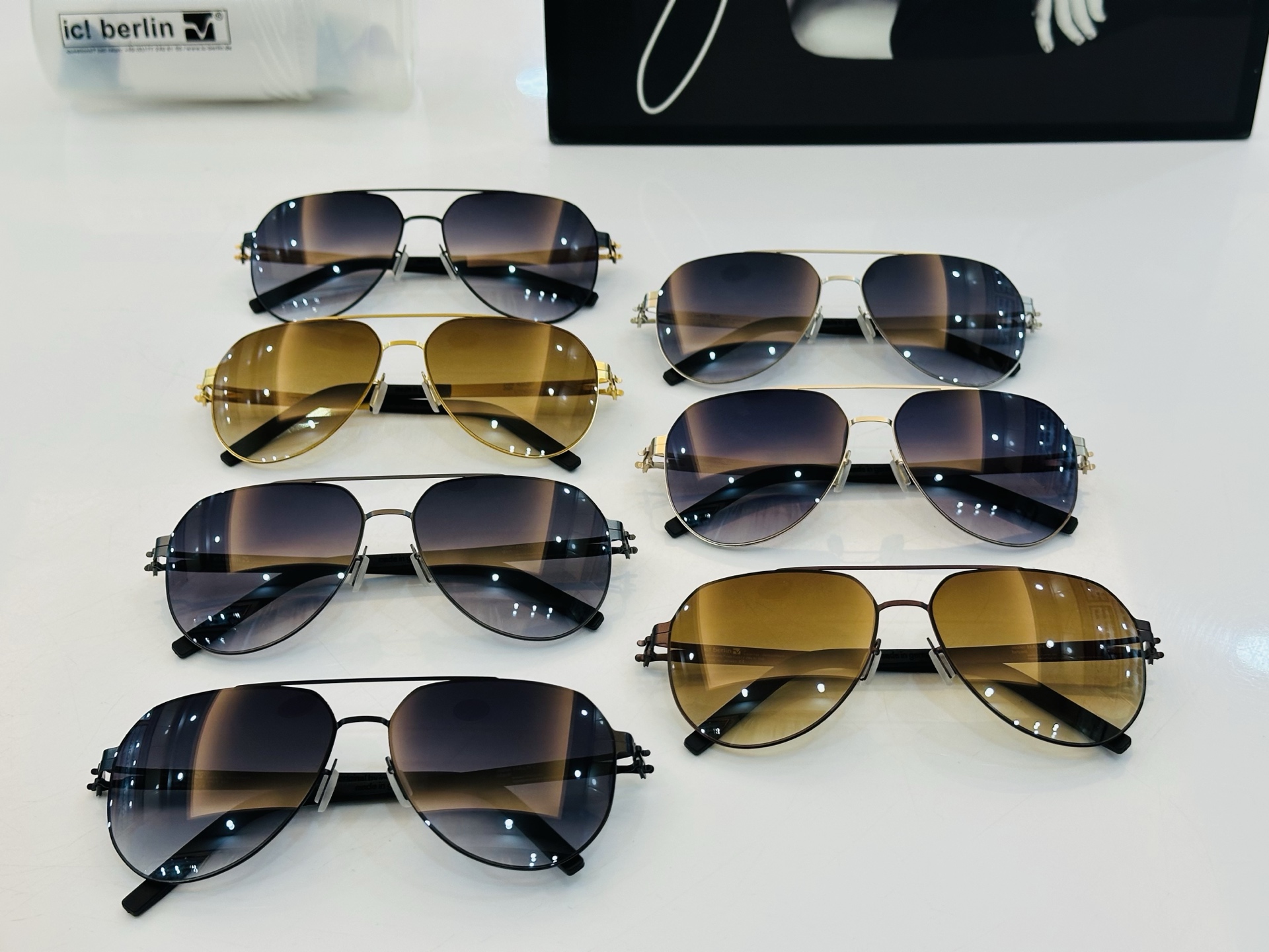 🆕IC系列 ❤️ 【ic! berli*】HALNY 德国柏林超轻眼镜 无螺丝 🧨size 58口15-