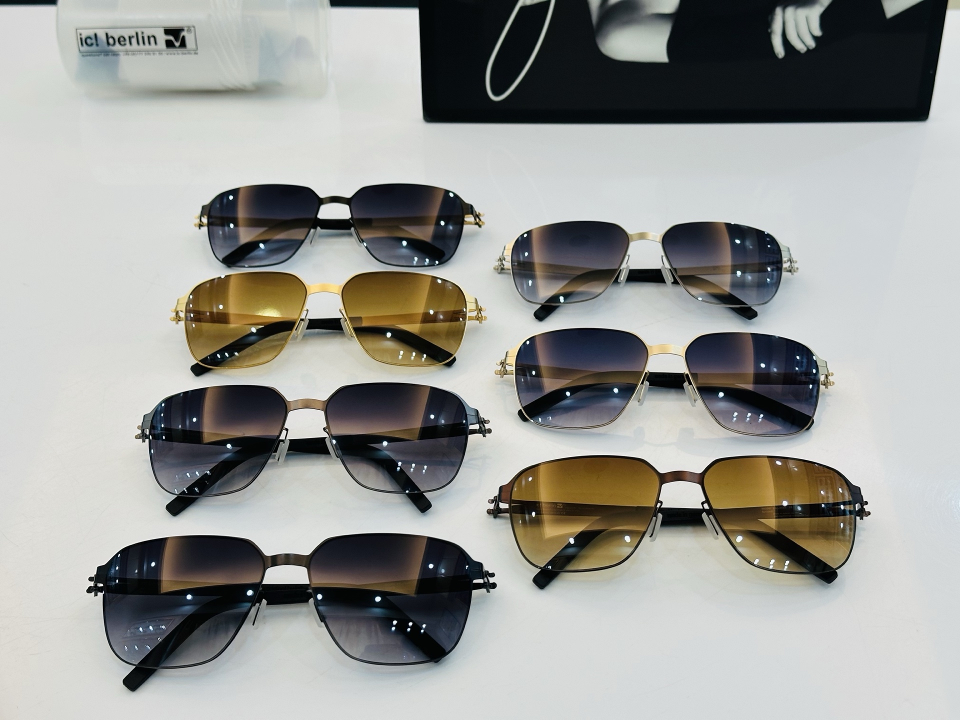 🆕IC系列 ❤️ 【ic! berli*】Homer  德国柏林超轻眼镜 无螺丝 🧨size 58口16