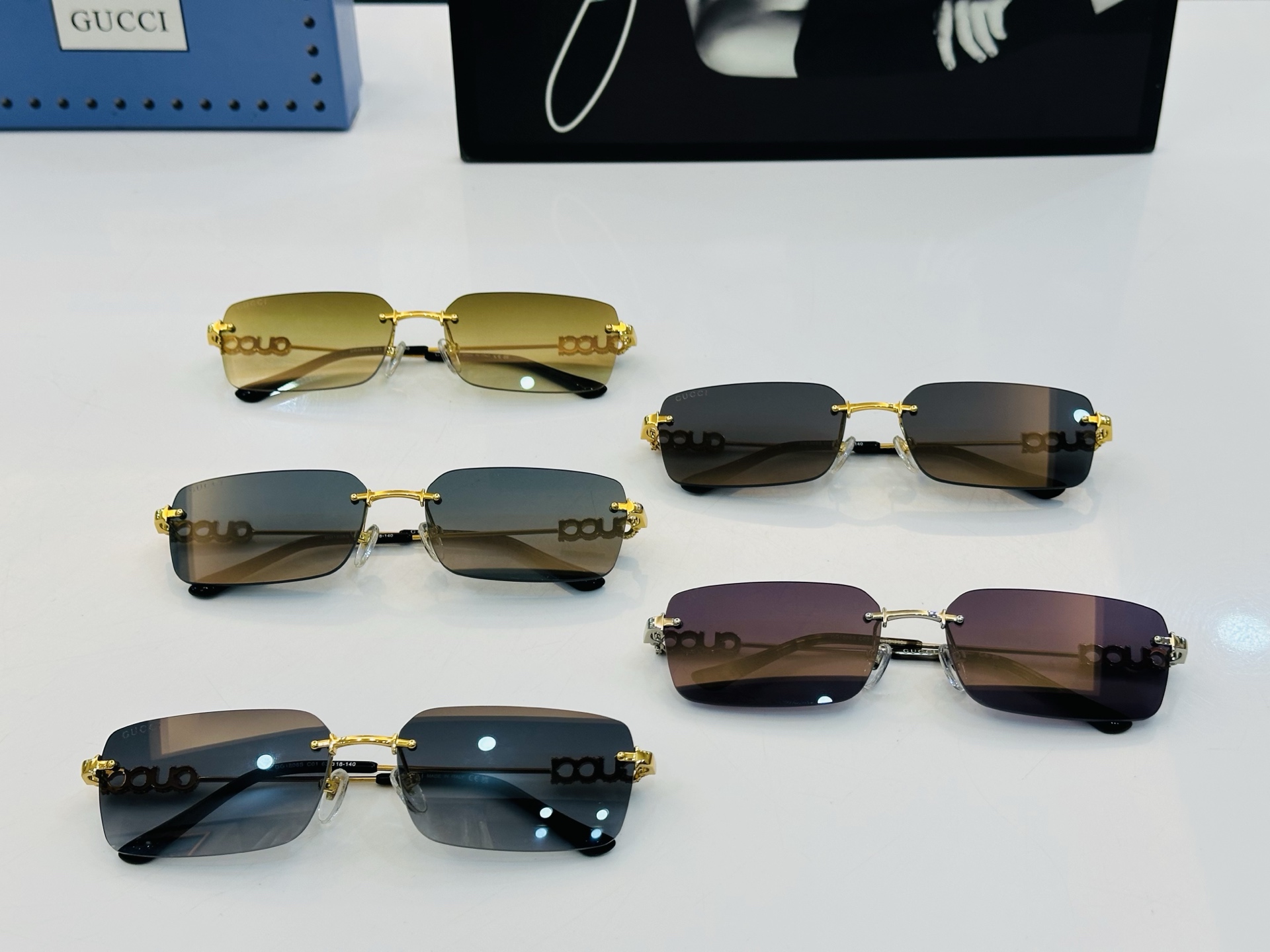 GUCC* 古家 GG1808S 🐝🐝系列 Size：63口18-140 🍁🍁 F超绝品质太阳镜 。