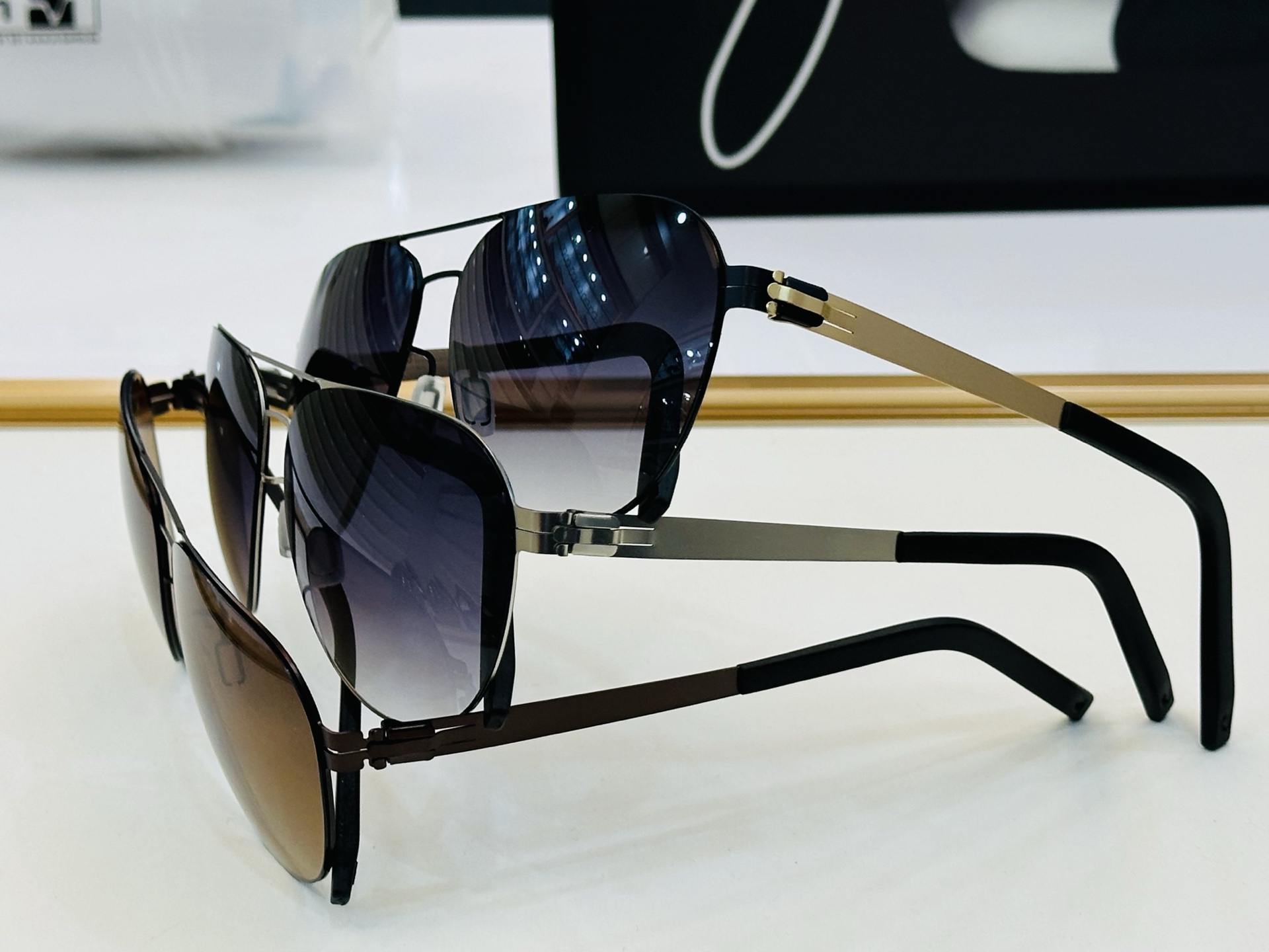 🆕IC系列 ❤️ 【ic! berli*】Slim   德国柏林超轻眼镜 无螺丝 🧨size 58口14