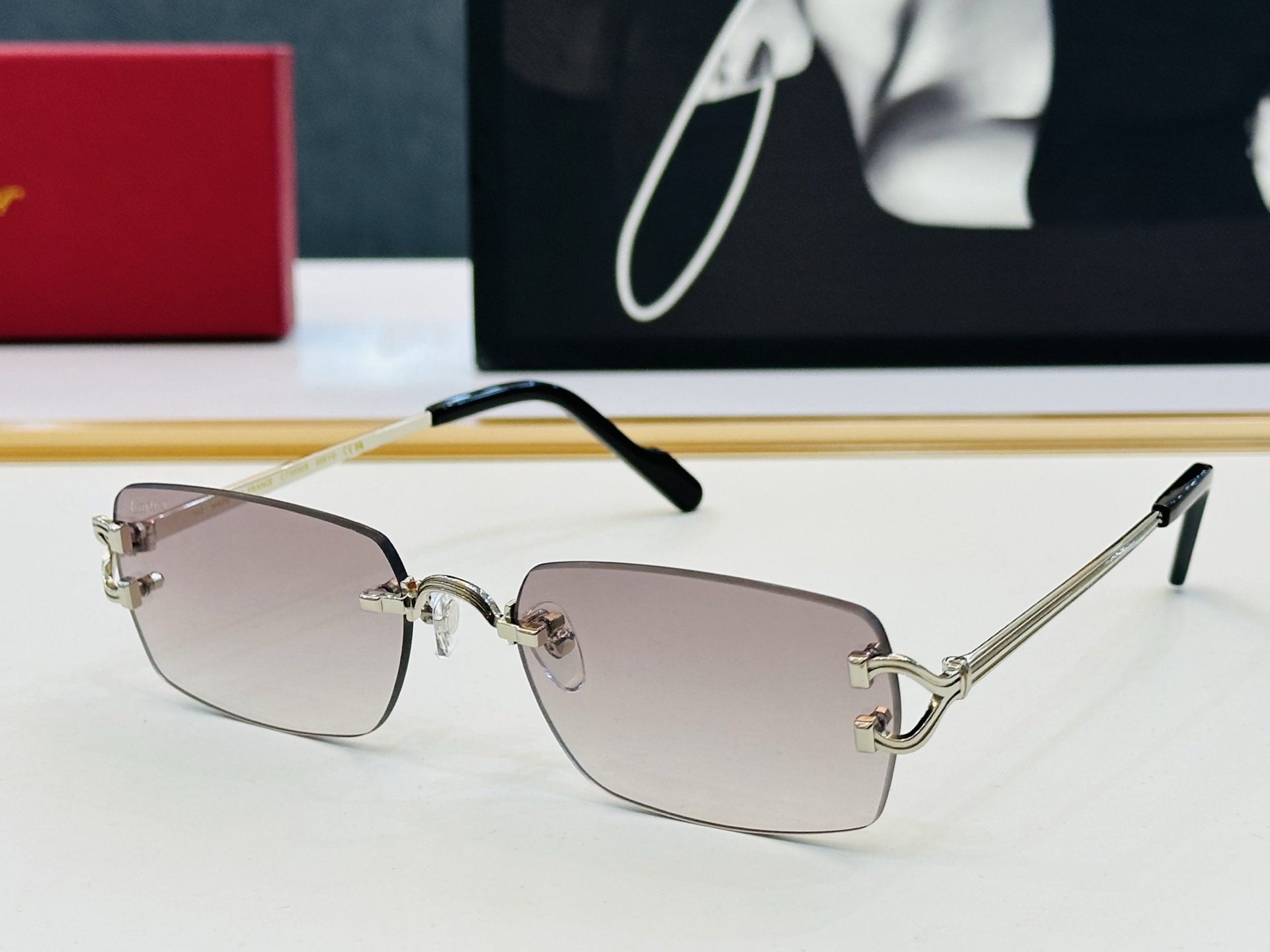 🆕 原版Cartie* 卡家 官网经典款 太阳镜 CT0550S Size：58口19-142  电镀工