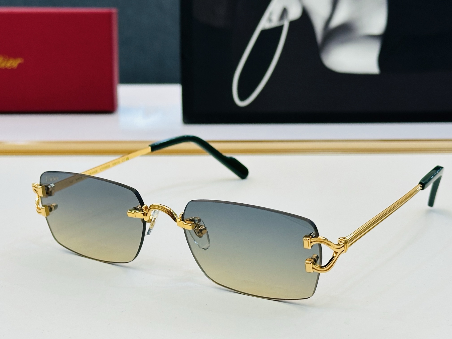 🆕 原版Cartie* 卡家 官网经典款 太阳镜 CT0550S Size：58口19-142  电镀工