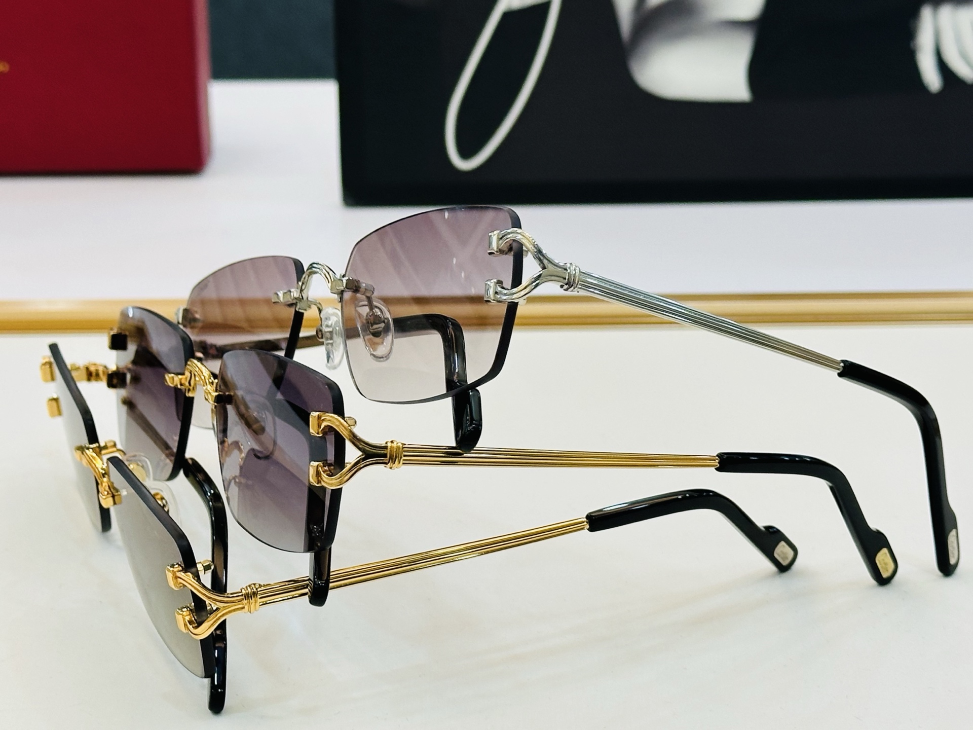 🆕 原版Cartie* 卡家 官网经典款 太阳镜 CT0550S Size：58口19-142  电镀工