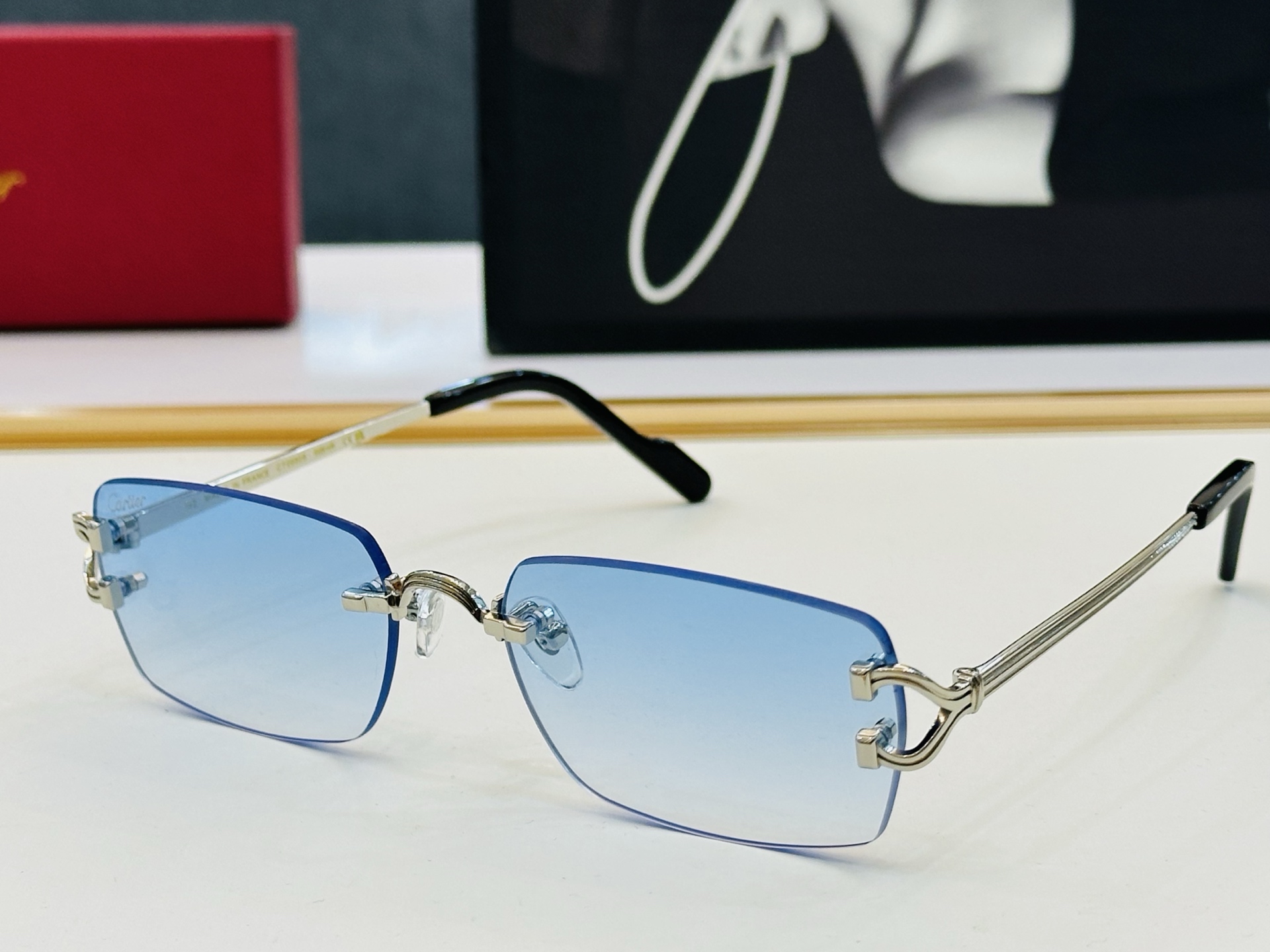 🆕 原版Cartie* 卡家 官网经典款 太阳镜 CT0550S Size：58口19-142  电镀工