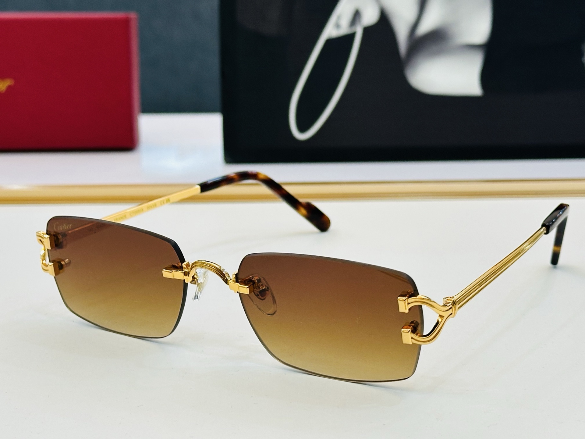 🆕 原版Cartie* 卡家 官网经典款 太阳镜 CT0550S Size：58口19-142  电镀工