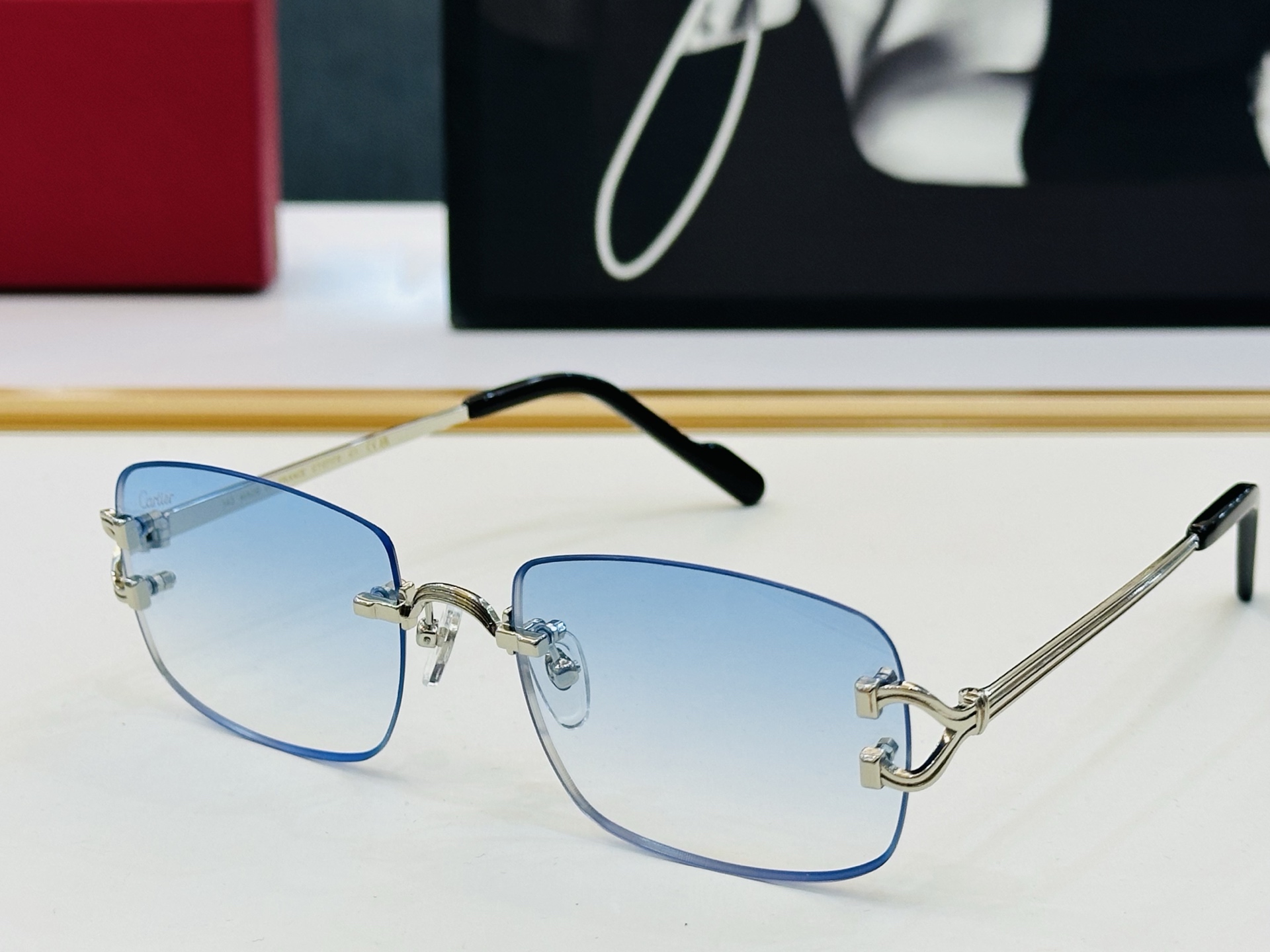 🆕 原版Cartie* 卡家 官网经典款 太阳镜 CT0717S Size：56口18-142  电镀工