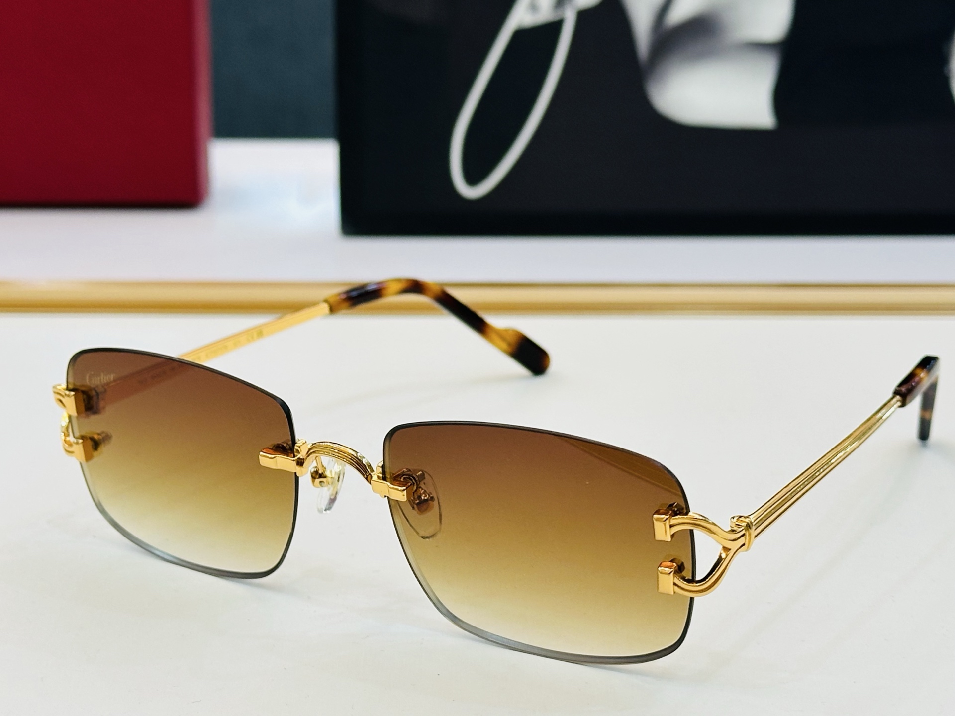 🆕 原版Cartie* 卡家 官网经典款 太阳镜 CT0717S Size：56口18-142  电镀工