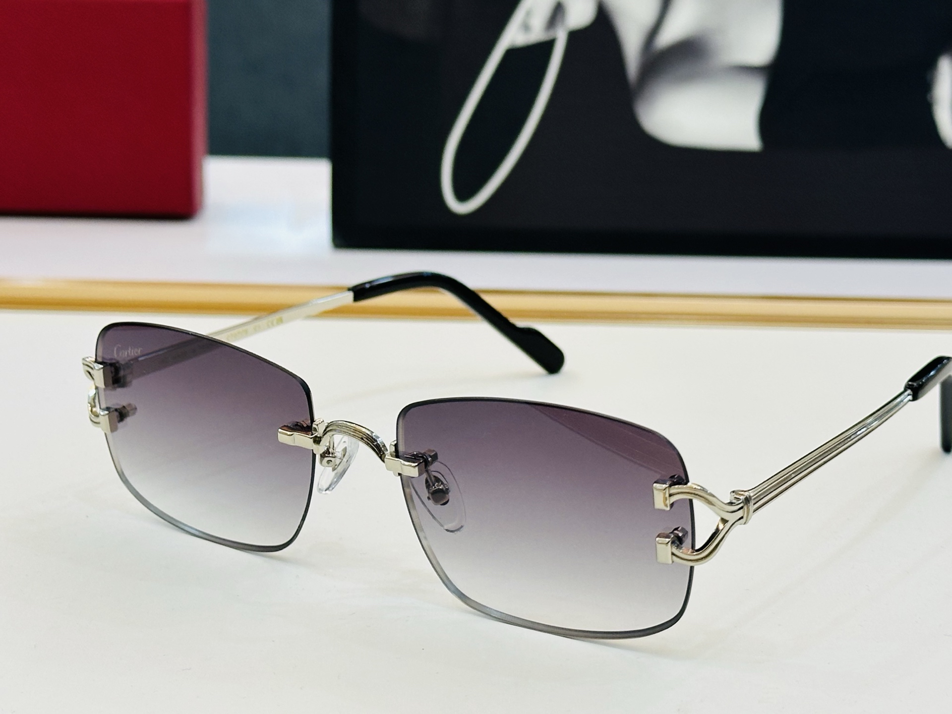 🆕 原版Cartie* 卡家 官网经典款 太阳镜 CT0717S Size：56口18-142  电镀工